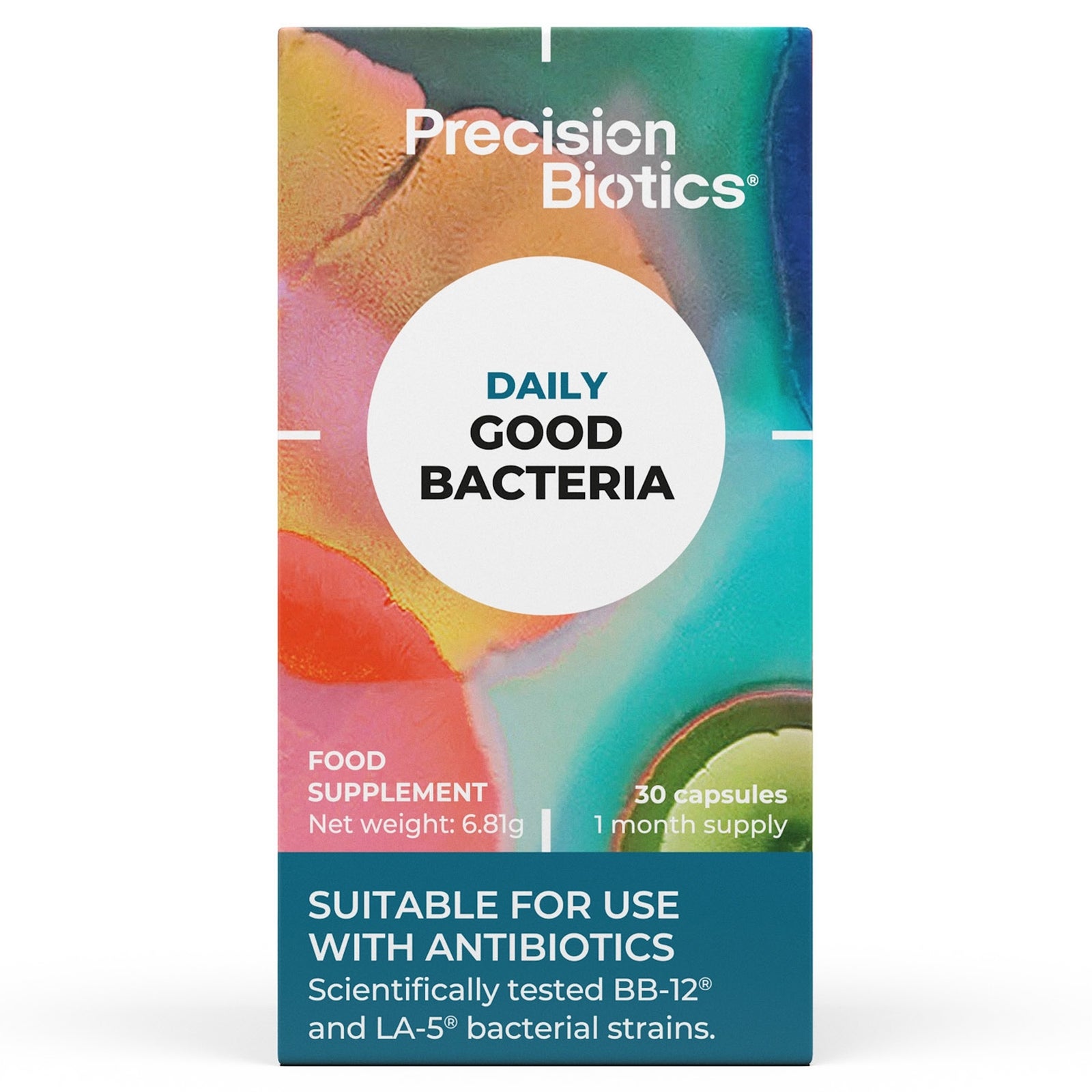 Precisionbiotics® Daily Good Bacteria Gut Supplement - 30 Capsules