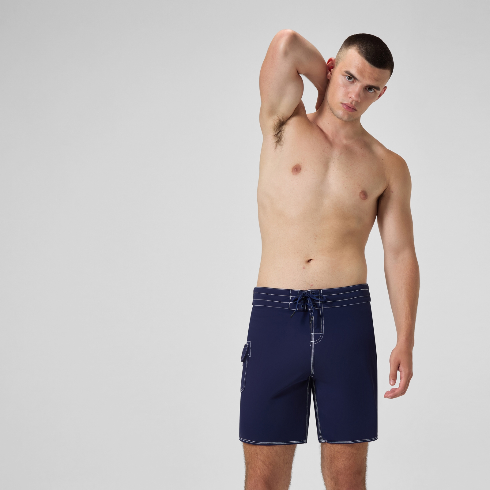 Men's Lookout Solid 18" Boardshorts Navy