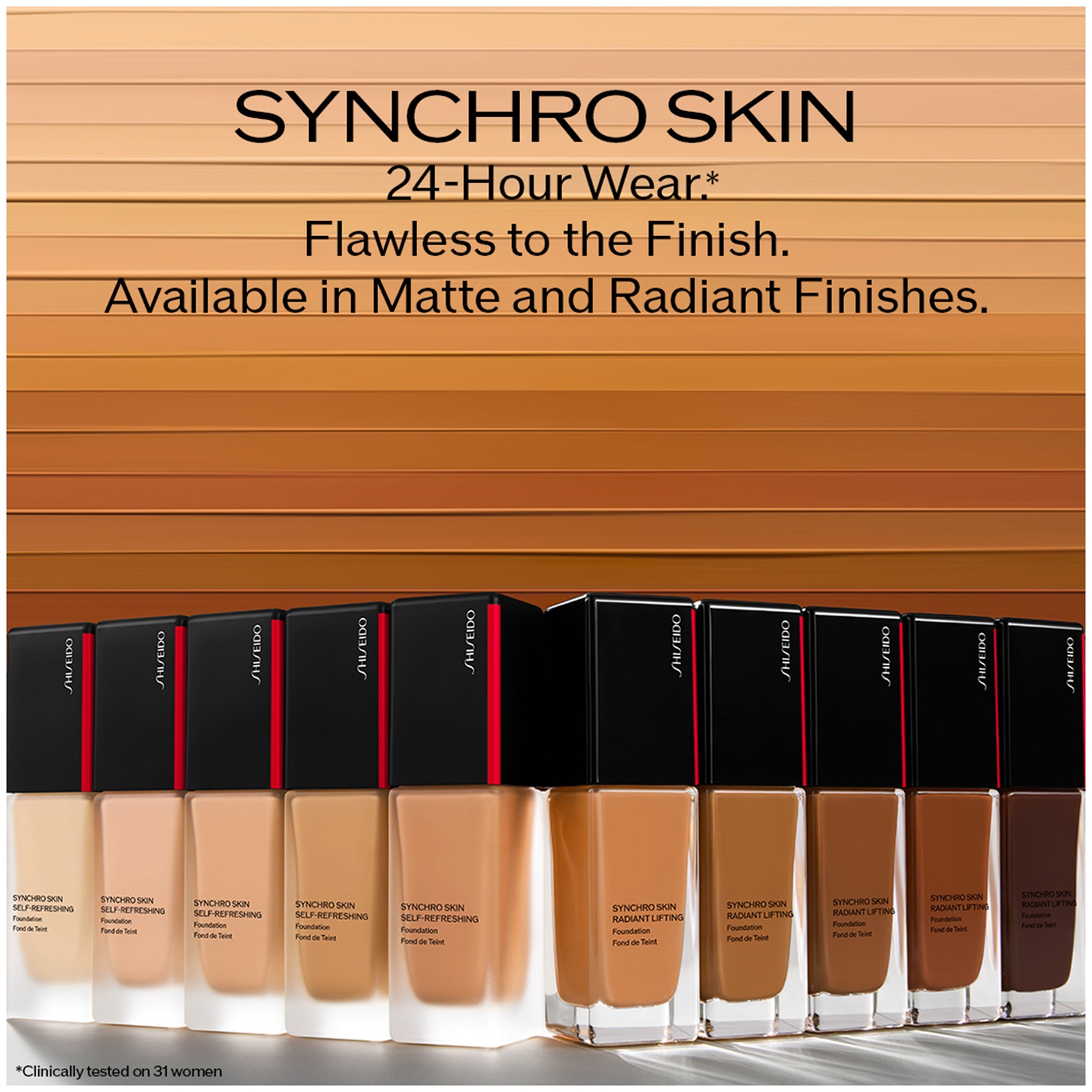 Thumbnail - Shiseido Synchro Skin Radiant Lifting Foundation 30ml (Various Shades) - Sunstone