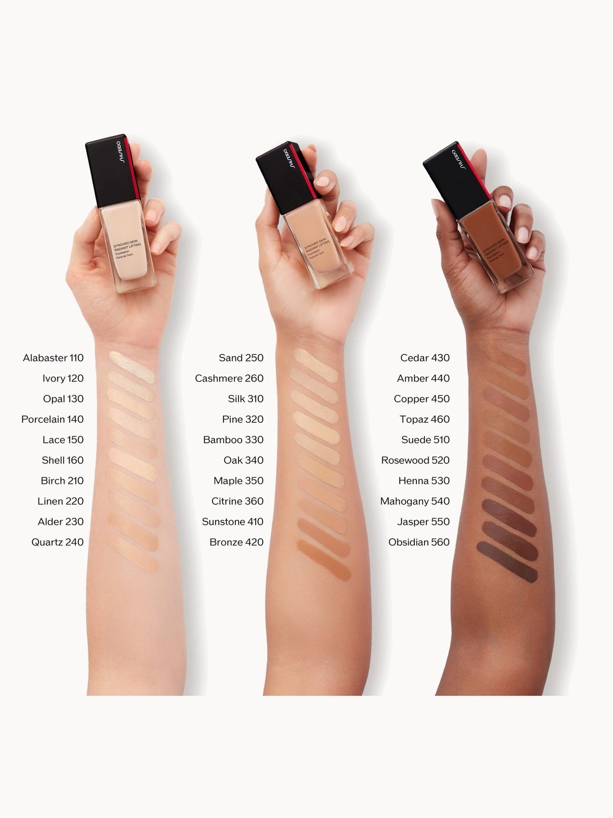 Shiseido Synchro Skin Radiant Lifting Foundation 30ml (Various Shades) - Sunstone 2