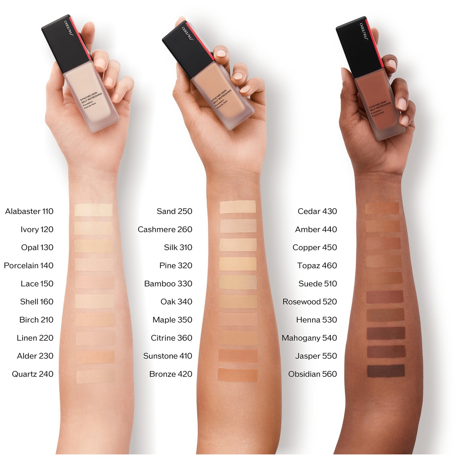 SHISEIDO - Self Refreshing Foundation, Synchro Skin, 30 ml,  Porcelain