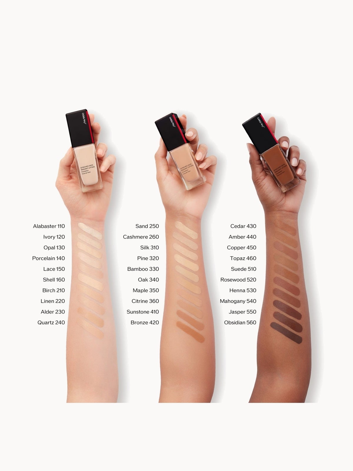 Shiseido Synchro Skin Radiant Lifting Foundation 30ml (Various Shades) - Cedar 2