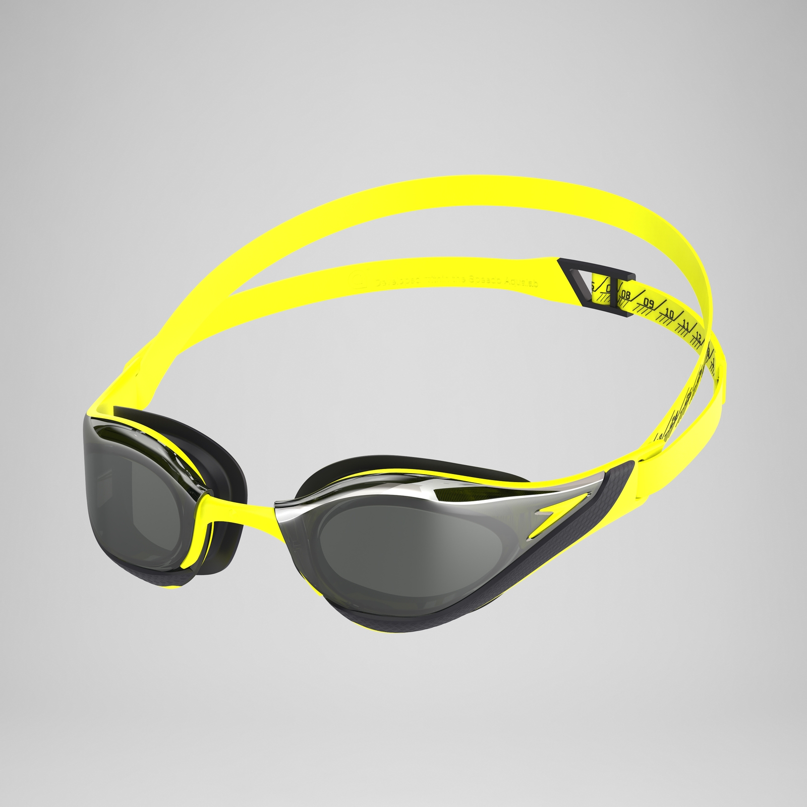 Adult Fastskin Pure Focus Mirror Goggles Yellow/Smoke