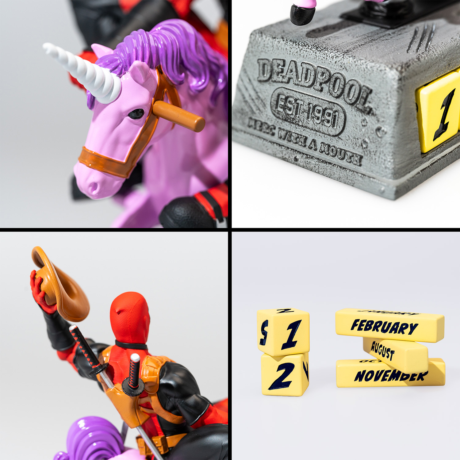 Marvel Deadpool 3D Perpetual Calendar Marvel Deadpool 3D Perpetual Calendar