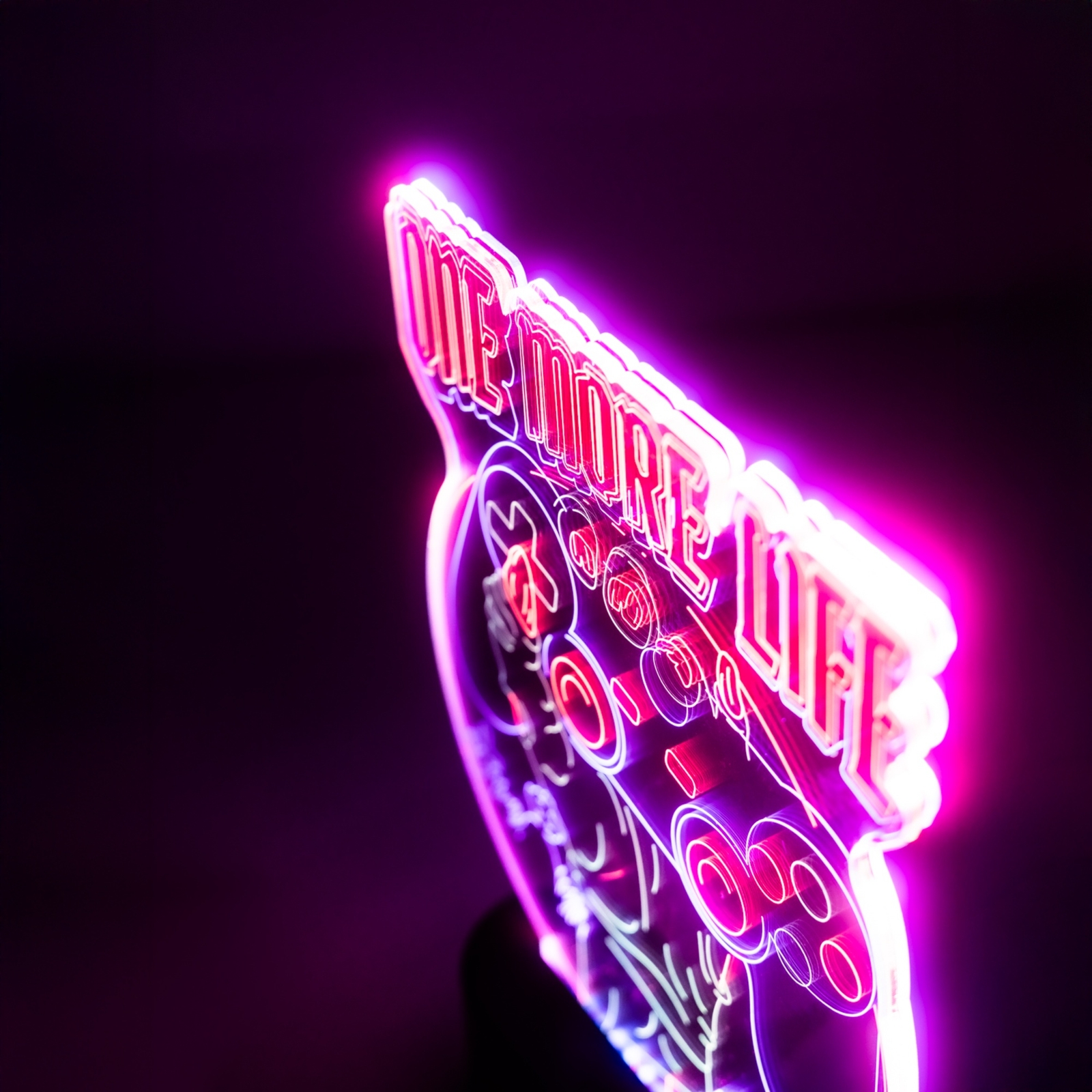 Gameration One More Life Led Table Lamp Gameration One More Life Led Table Lamp