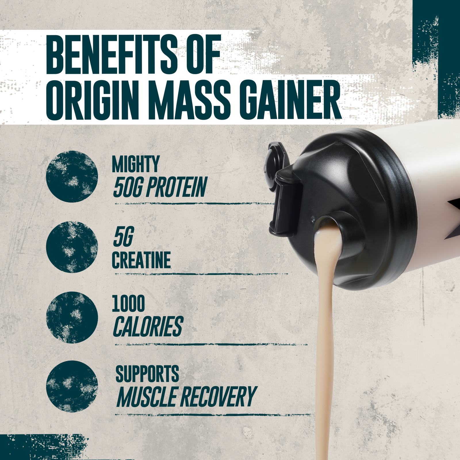 Myprotein Origin Mass Gainer - 2.74KG - 10servings - Caramelised Biscuit
