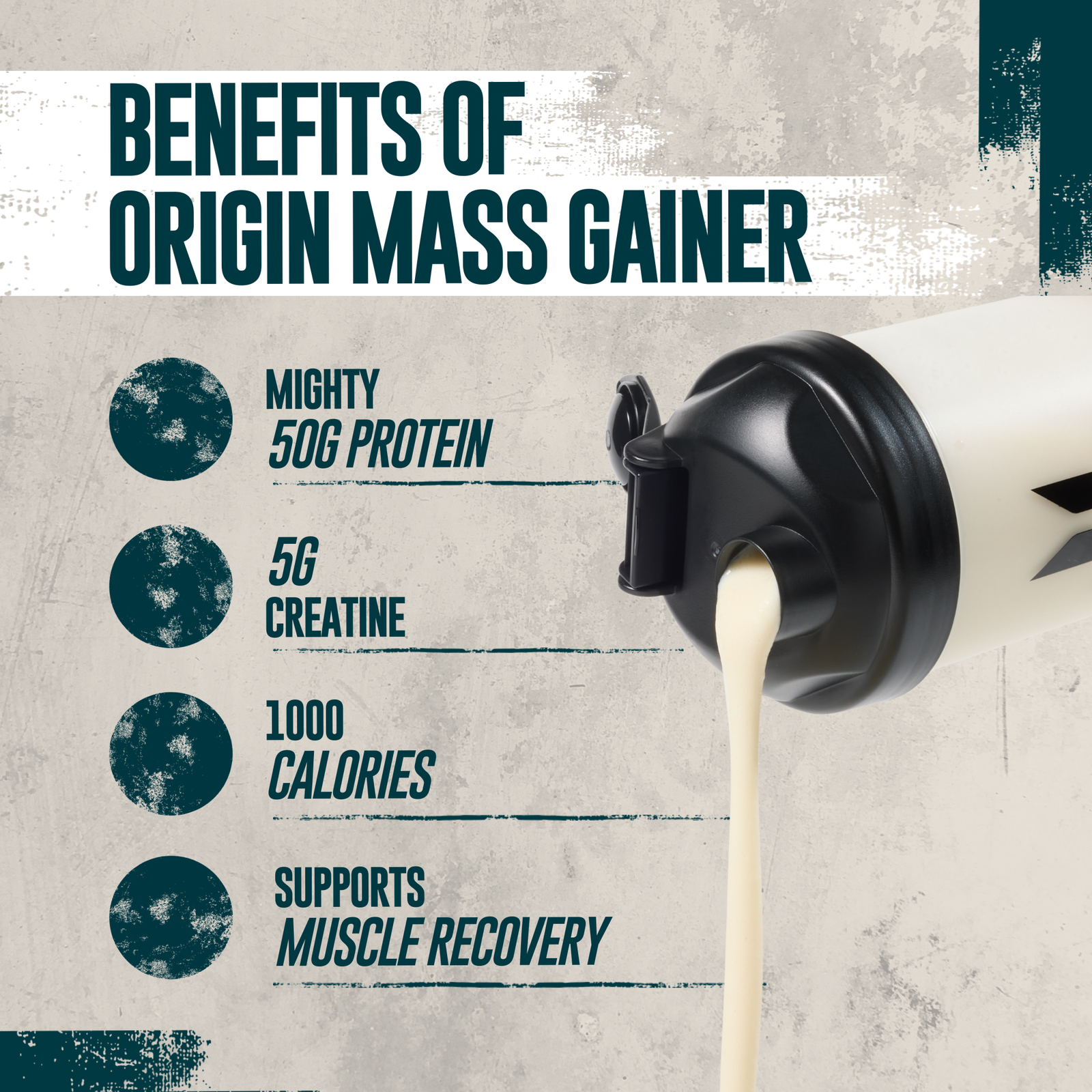 Myprotein Origin Mass Gainer - 2.74KG - 10servings - Vanilla Pudding