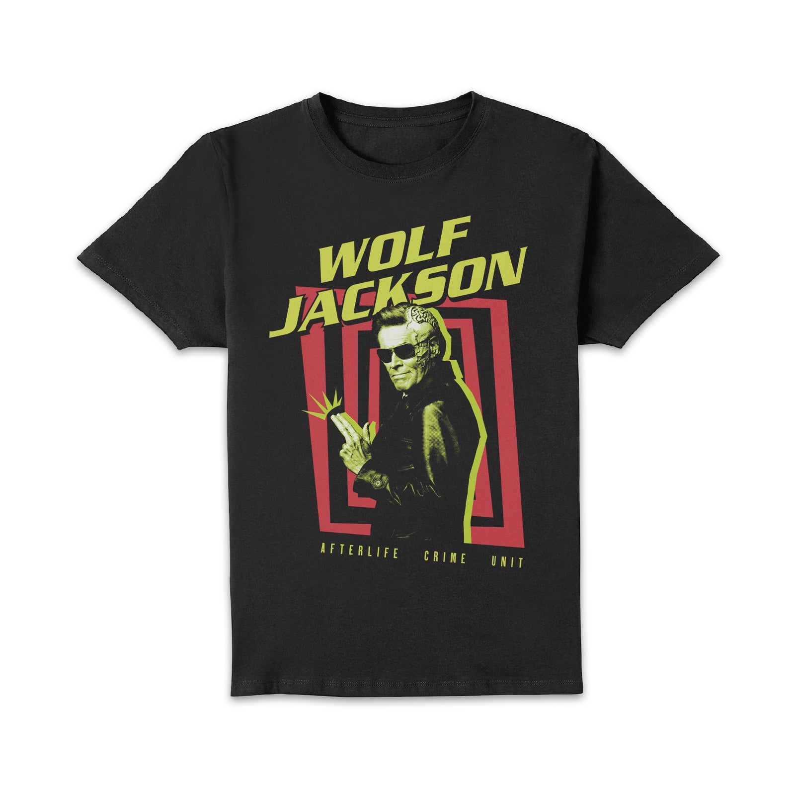 Beetlejuice Wolf Jackson Unisex T-Shirt - Black - 4XL