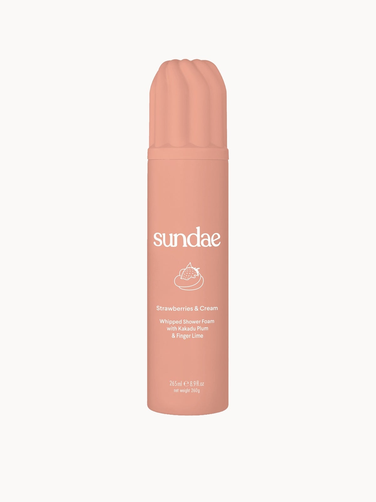 Sundae Body Strawberries & Cream Whipped Shower Foam with Kakadu Plum & Finger Lime 265ml
