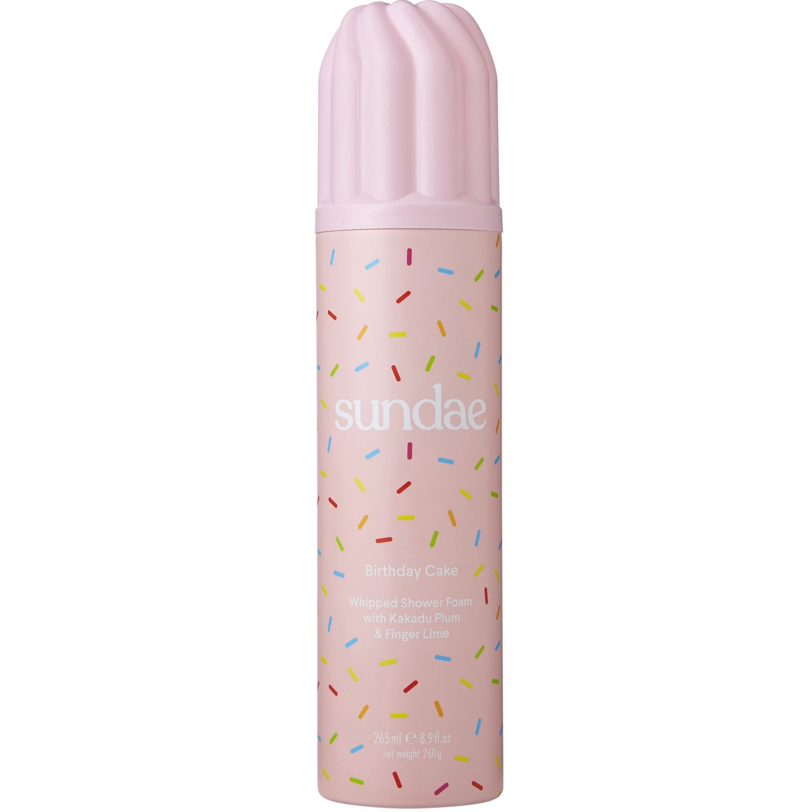 Sundae Body Birthday Cake Whipped Shower Foam with Kakadu Plum & Finger Lime 265ml