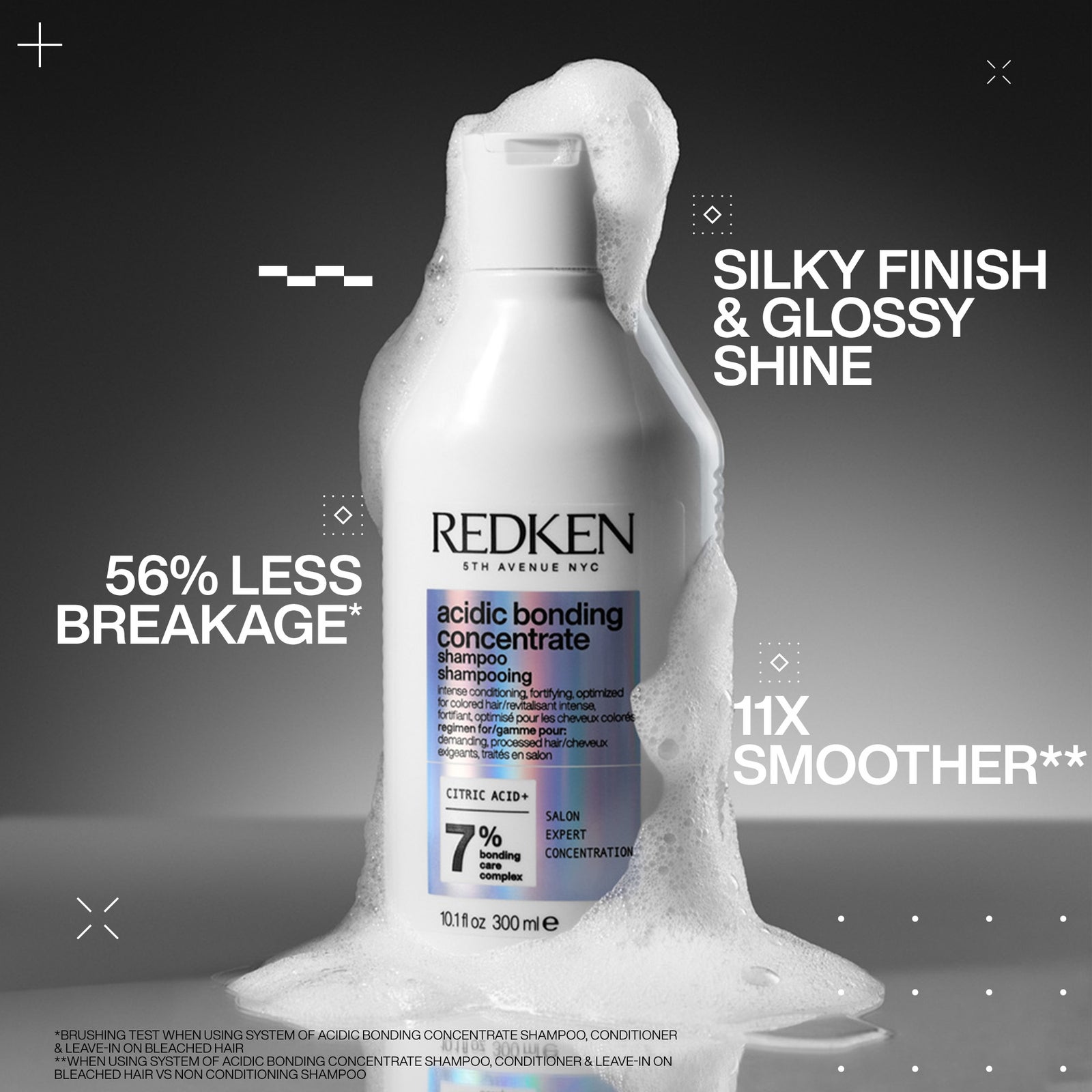 Redken - Acidic Bonding Concentrate Shampoo, 300 ml