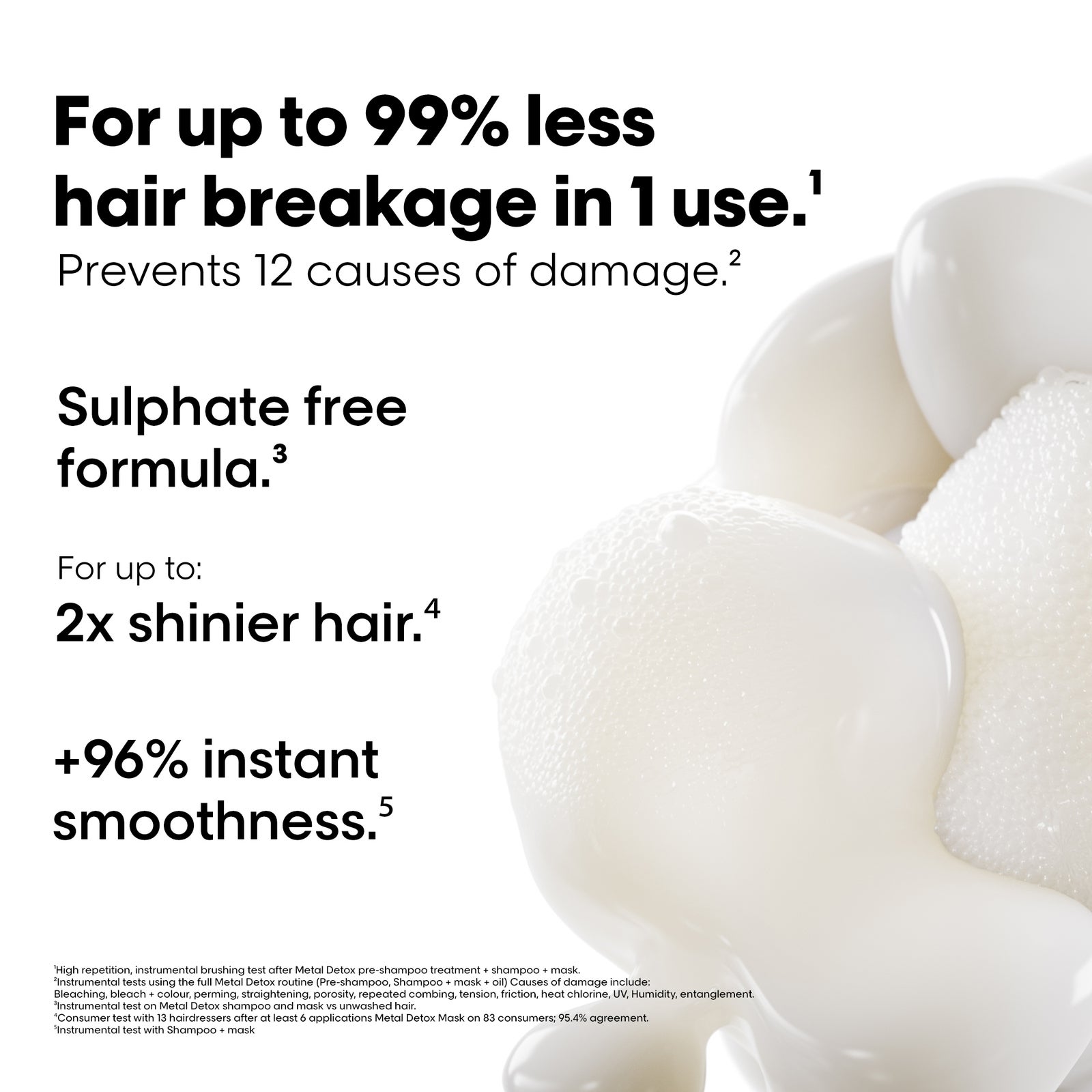 L'Oréal Professionnel Metal Detox Shampoo Refill Pack 500ml for Breakage and Colour Protection