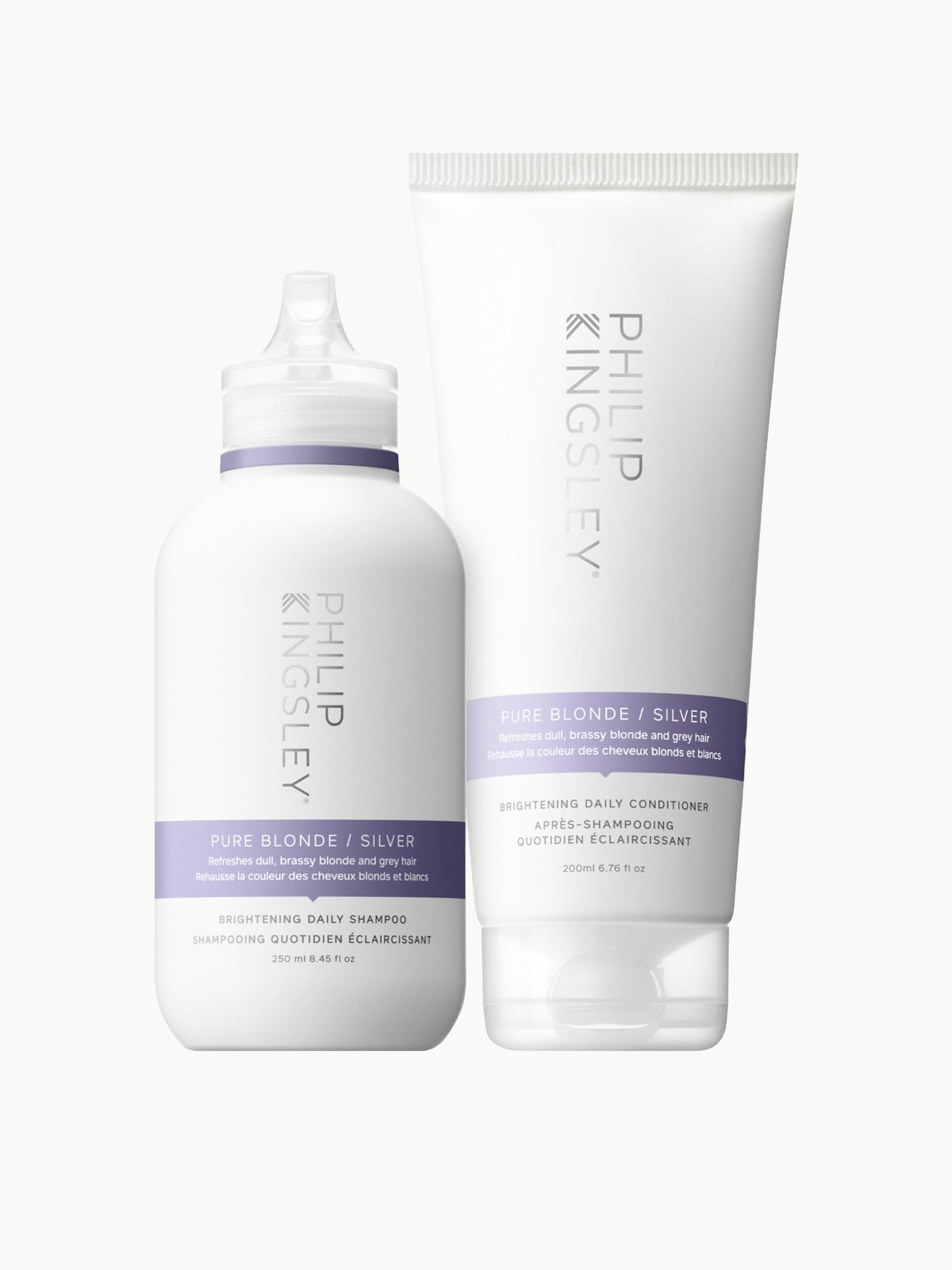 Philip Kingsley Pure Blonde/Silver Shampoo 250ml & Conditioner 200ml Duo (Worth £56.00)
