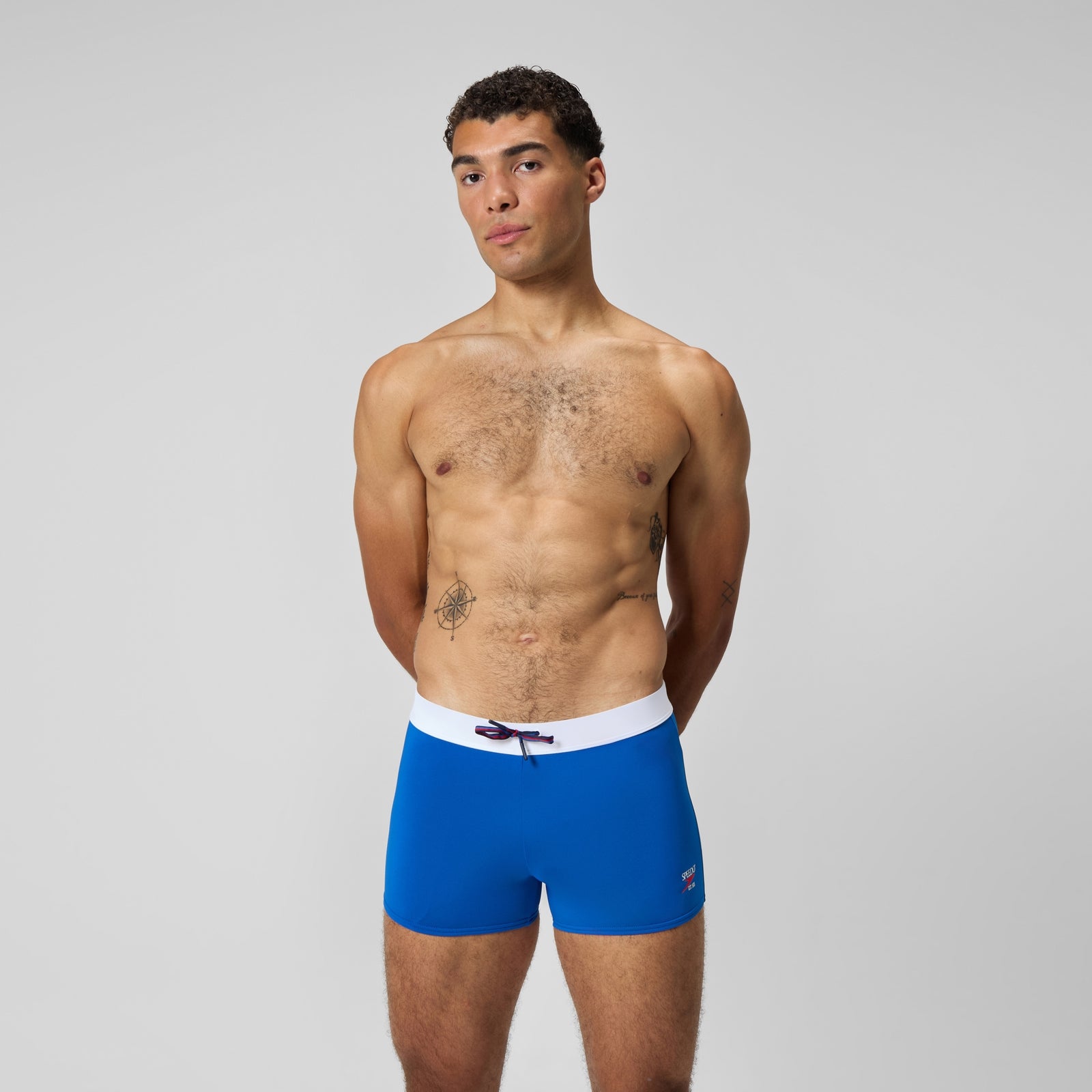 Speedo Jetstream Einfarbige Aquashorts Blau/Weiß Für Herren