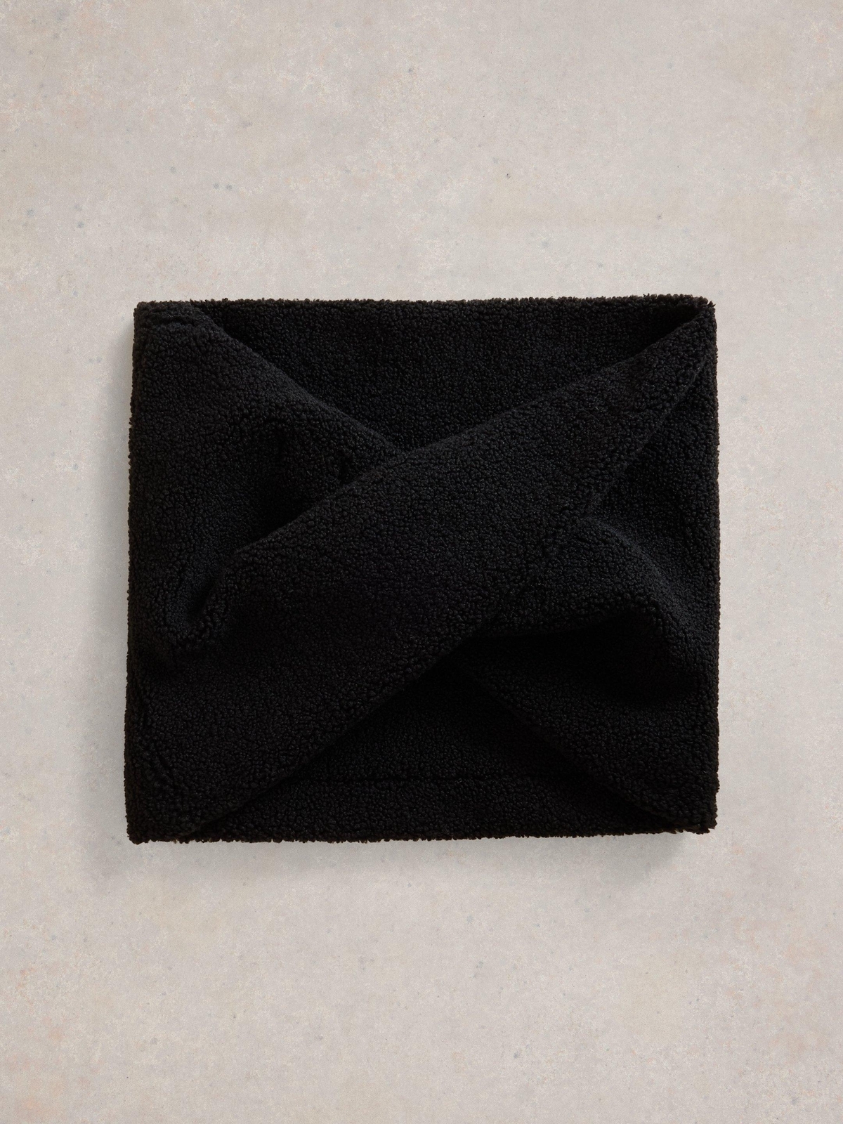 Loop-Schal aus Teddyfell - Einheitsgröße