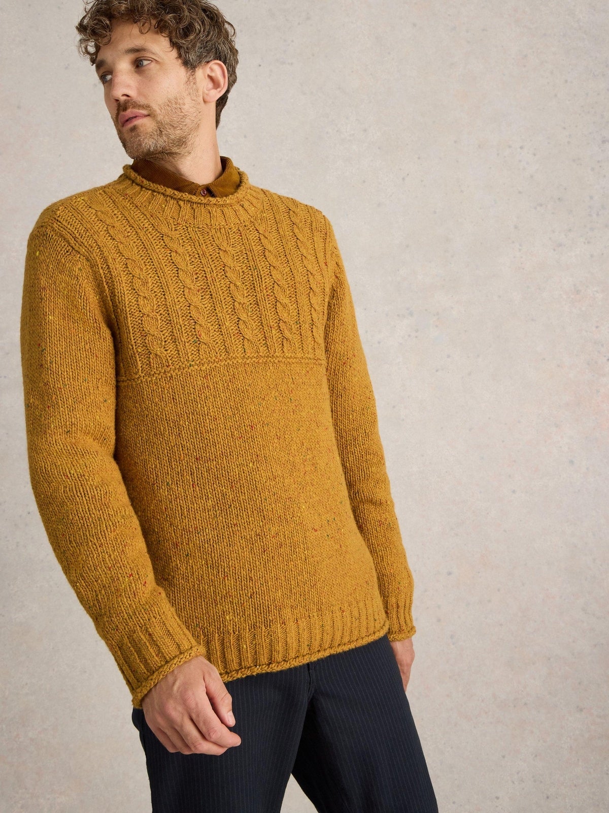 Pullover mit Zopfstrickmuster - XXL