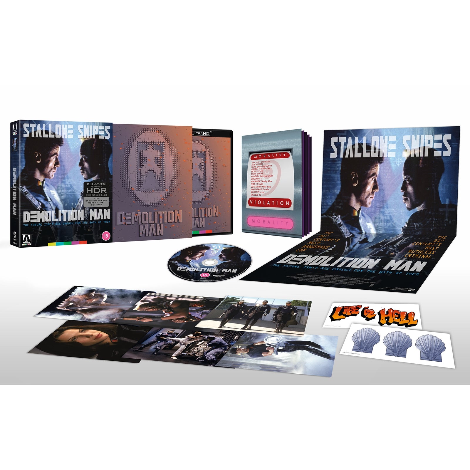 Arrow Video Demolition Man Limited Edition 4K Uhd