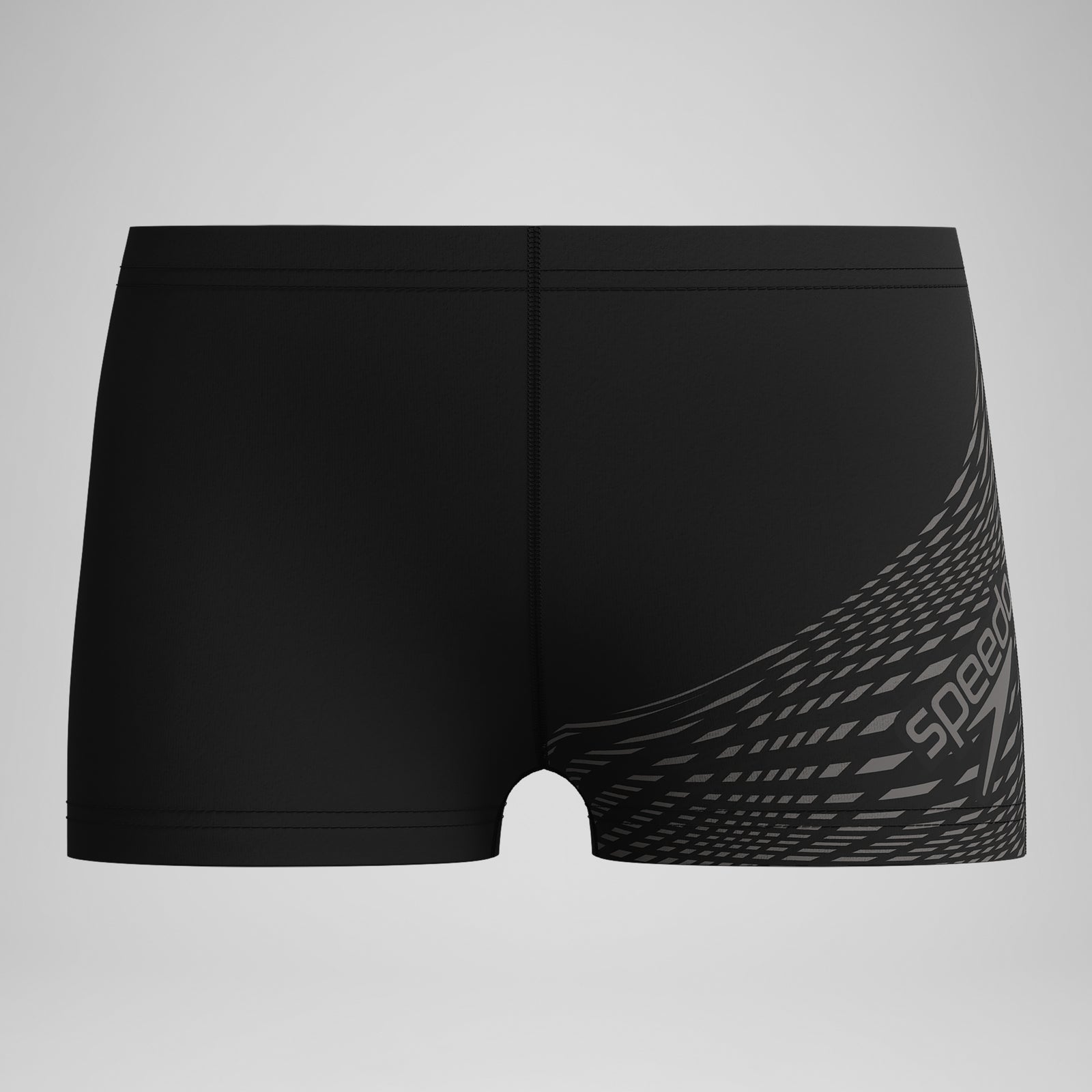 Boys' Medley Logo Aquashort Black/Grey