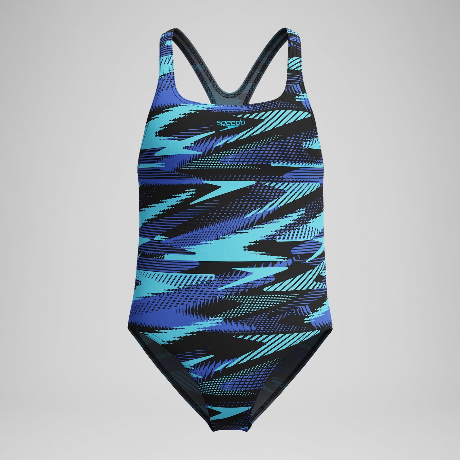 Maillot de bain Fille HyperBoom Medalist imprimé bleu