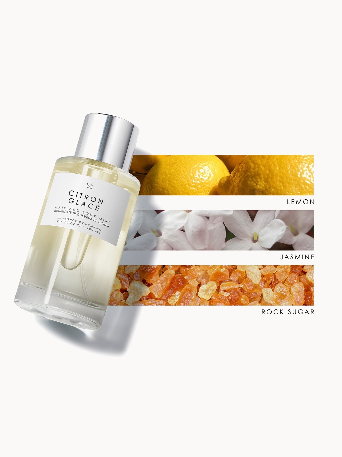 Le Monde Gourmand Citron Glace Hair & Body Eau de Toilette 100ml 3