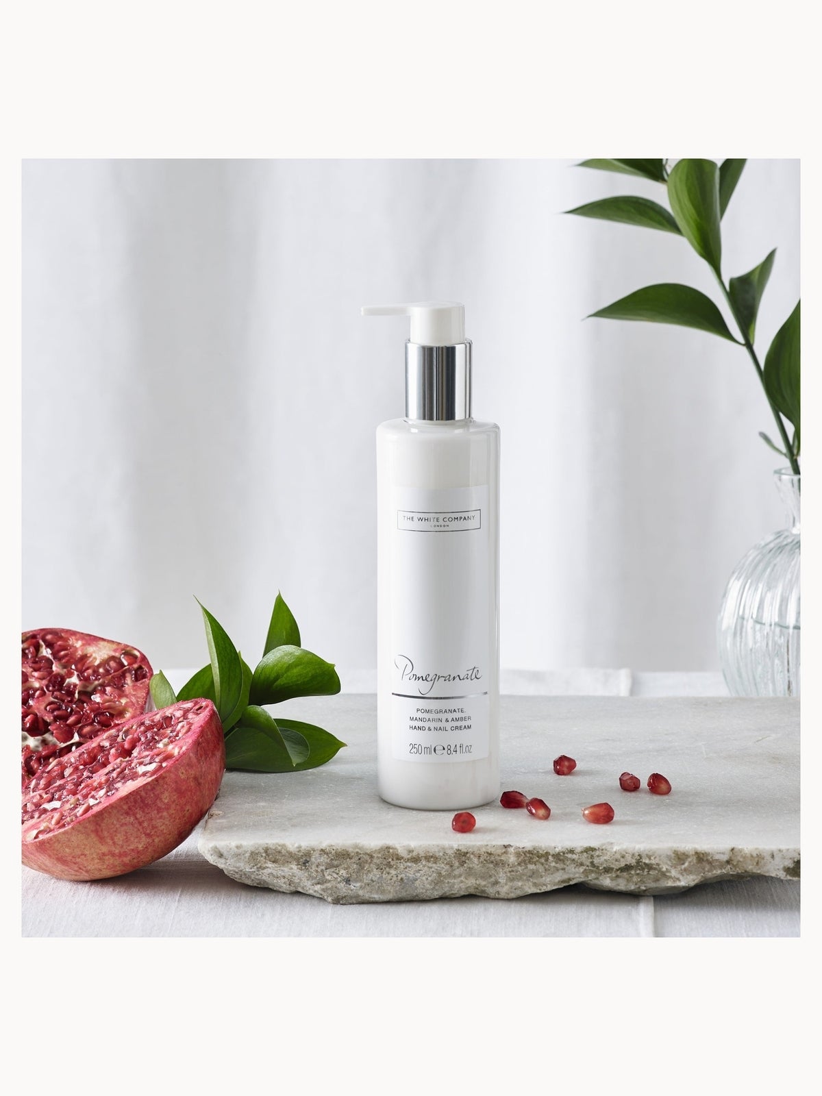 The White Company Pomegranate Hand & Nail Cream 250ml 2