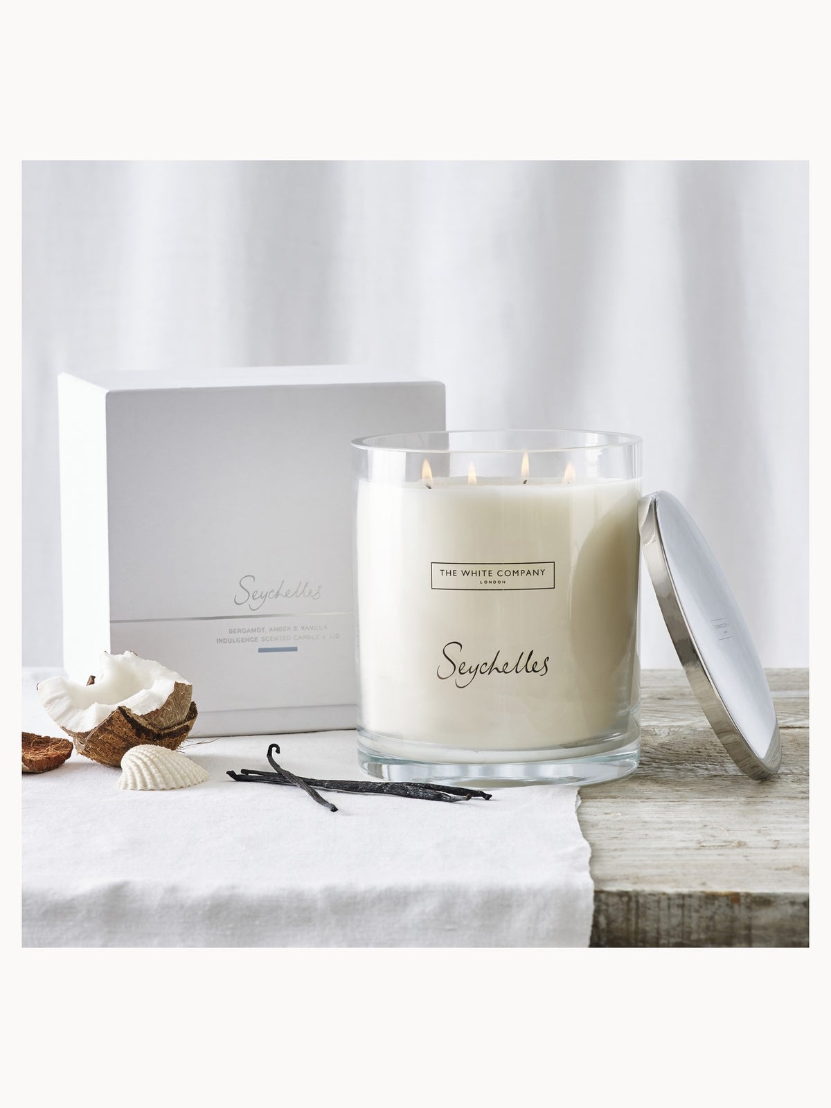 The White Company Seychelles Indulgence Candle 2kg 2