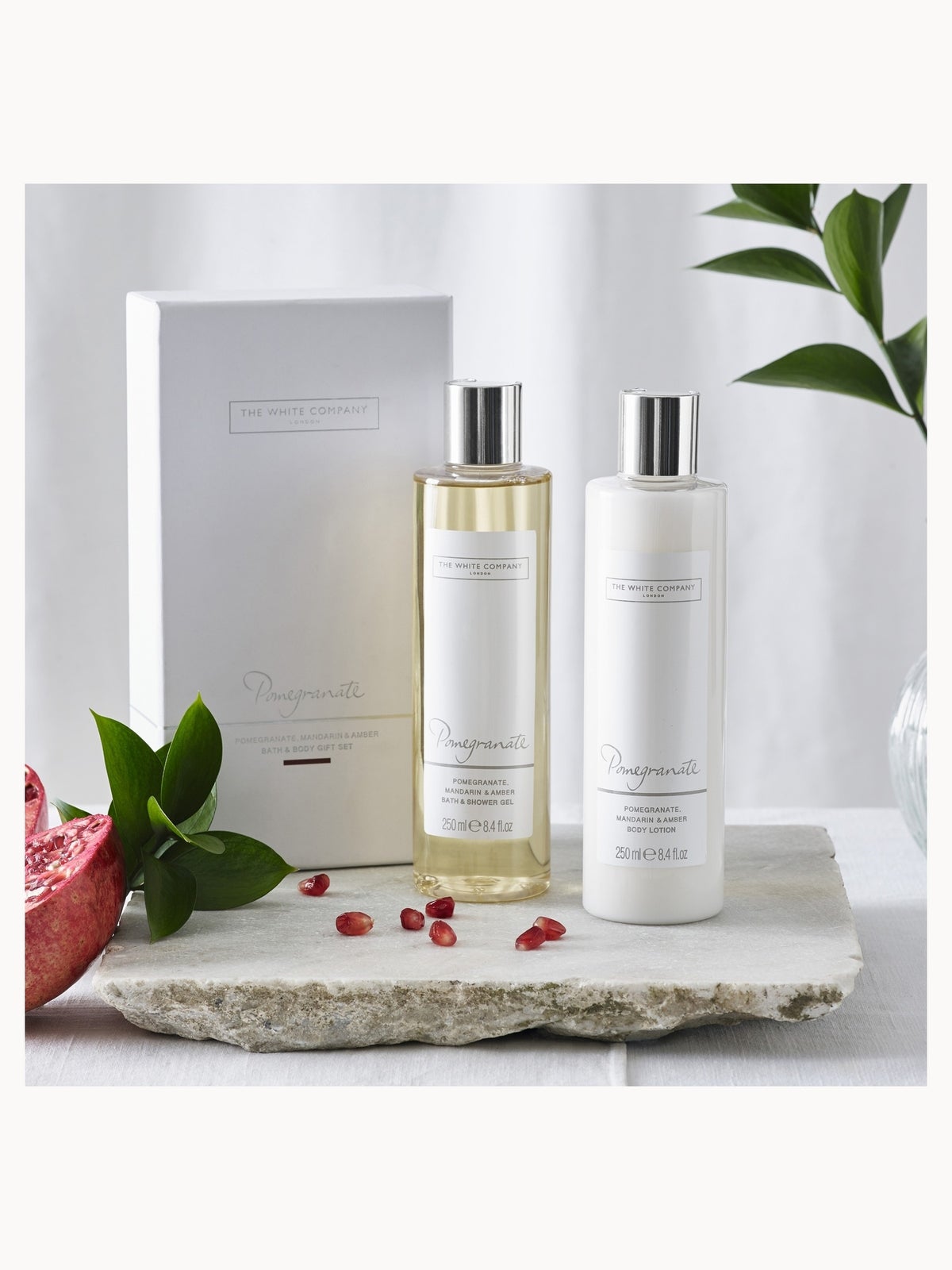 The White Company Pomegranate Bath & Body Gift Set 2