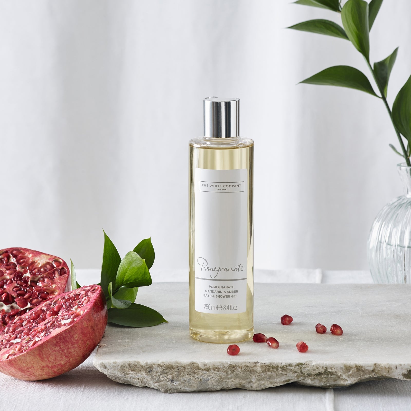 The White Company Pomegranate Bath & Shower Gel 250ml 2