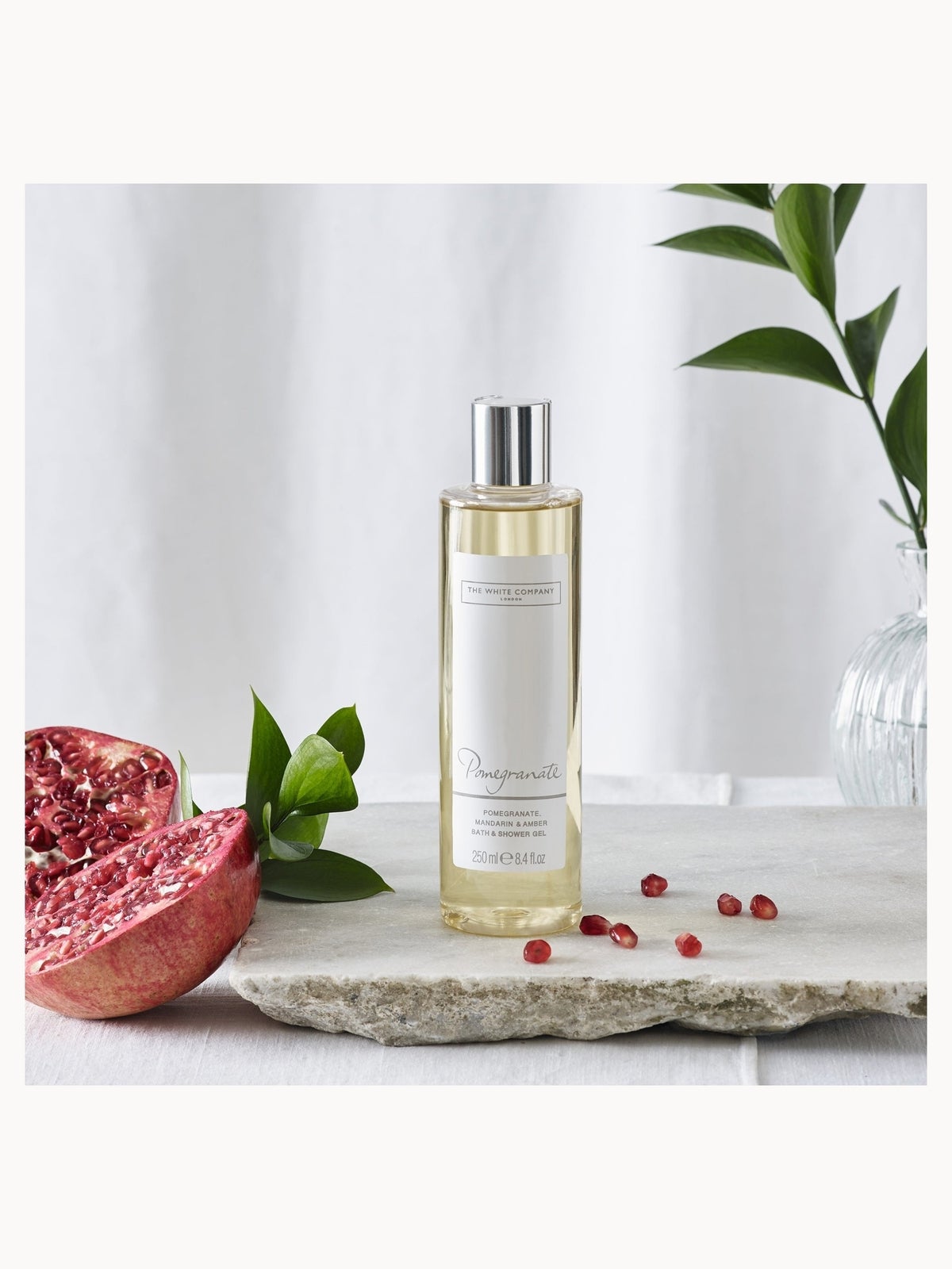 The White Company Pomegranate Bath & Shower Gel 250ml 2