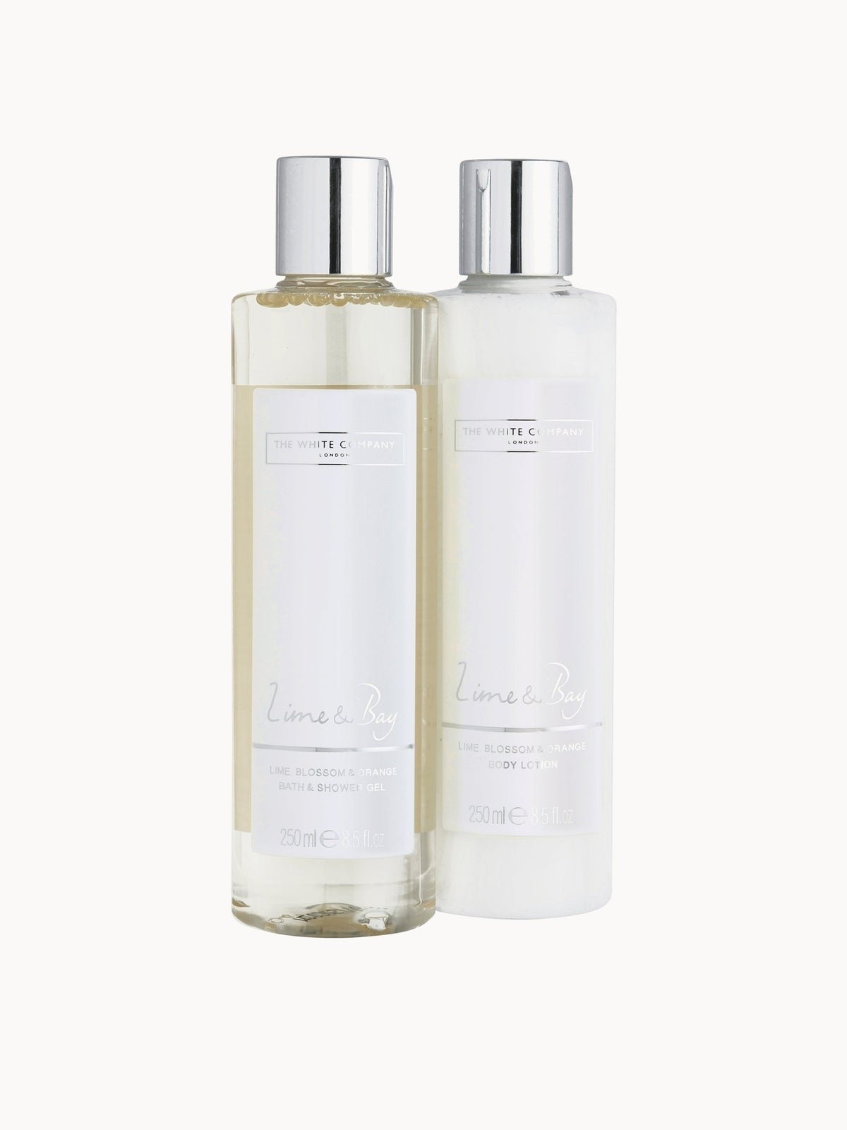 The White Company Lime & Bay Bath & Body Gift Set 4