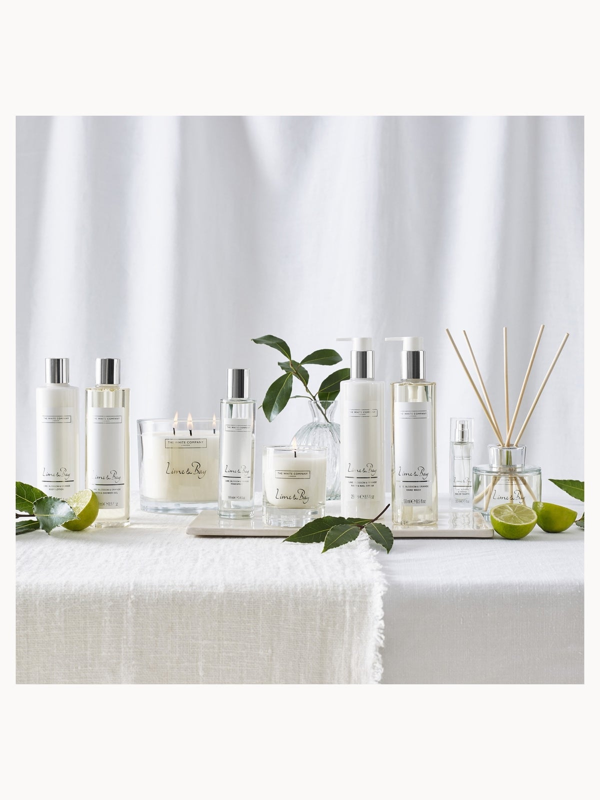 The White Company Lime & Bay Bath & Shower Gel 250ml 3