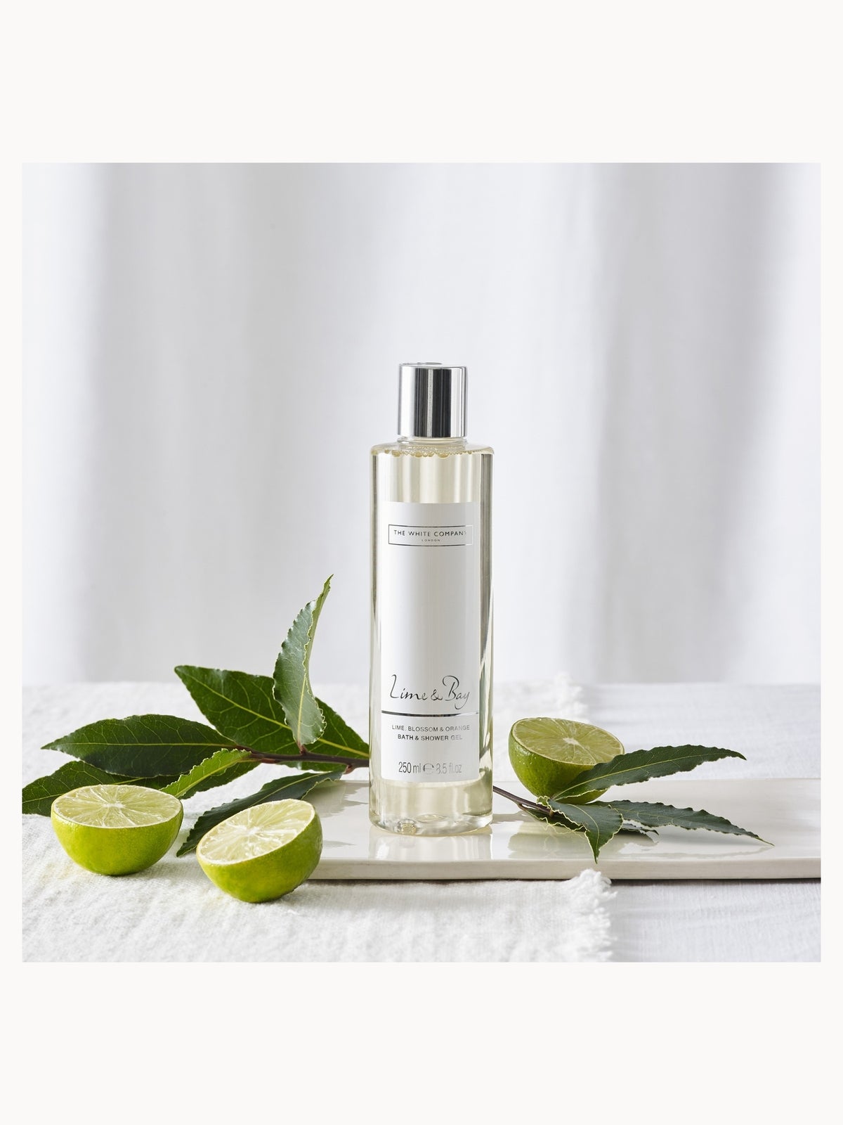 The White Company Lime & Bay Bath & Shower Gel 250ml 2