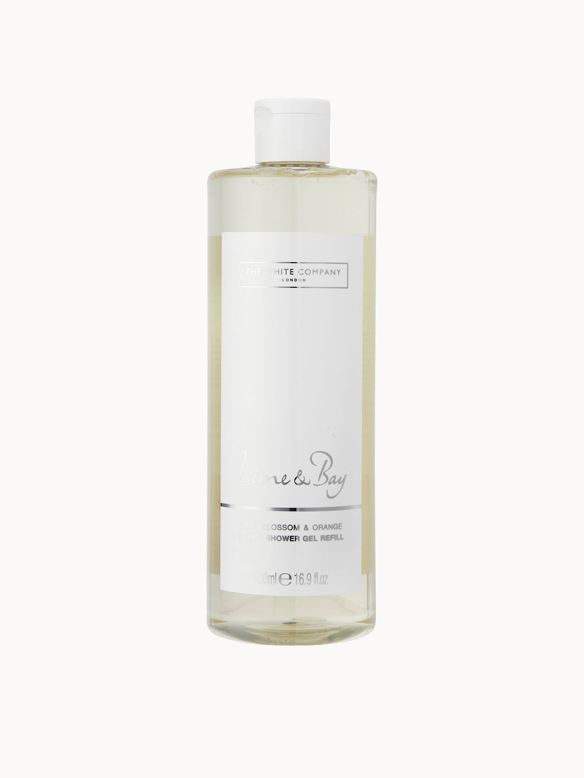 The White Company Lime & Bay Bath & Shower Gel Refill 500ml