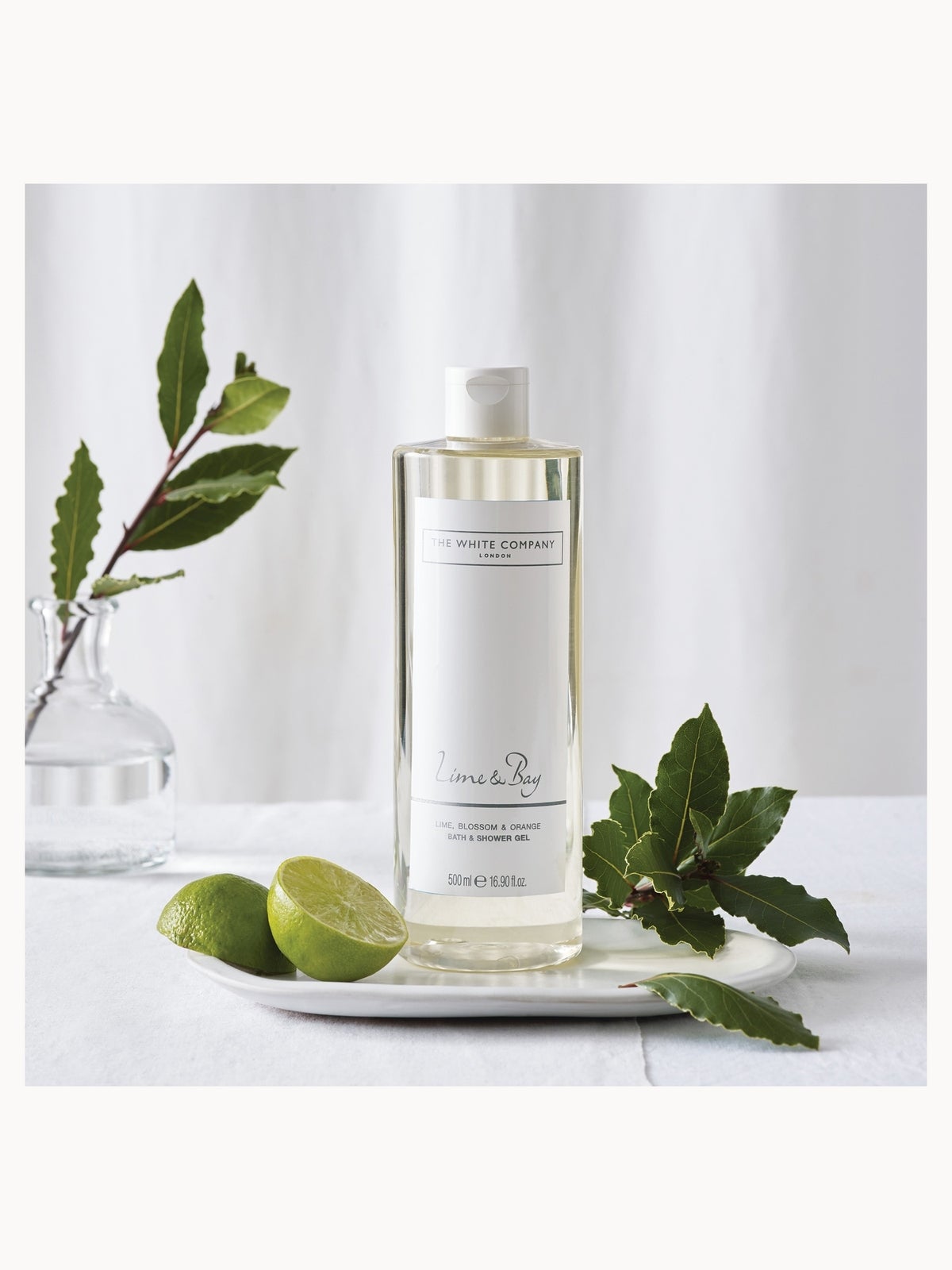 The White Company Lime & Bay Bath & Shower Gel Refill 500ml 2
