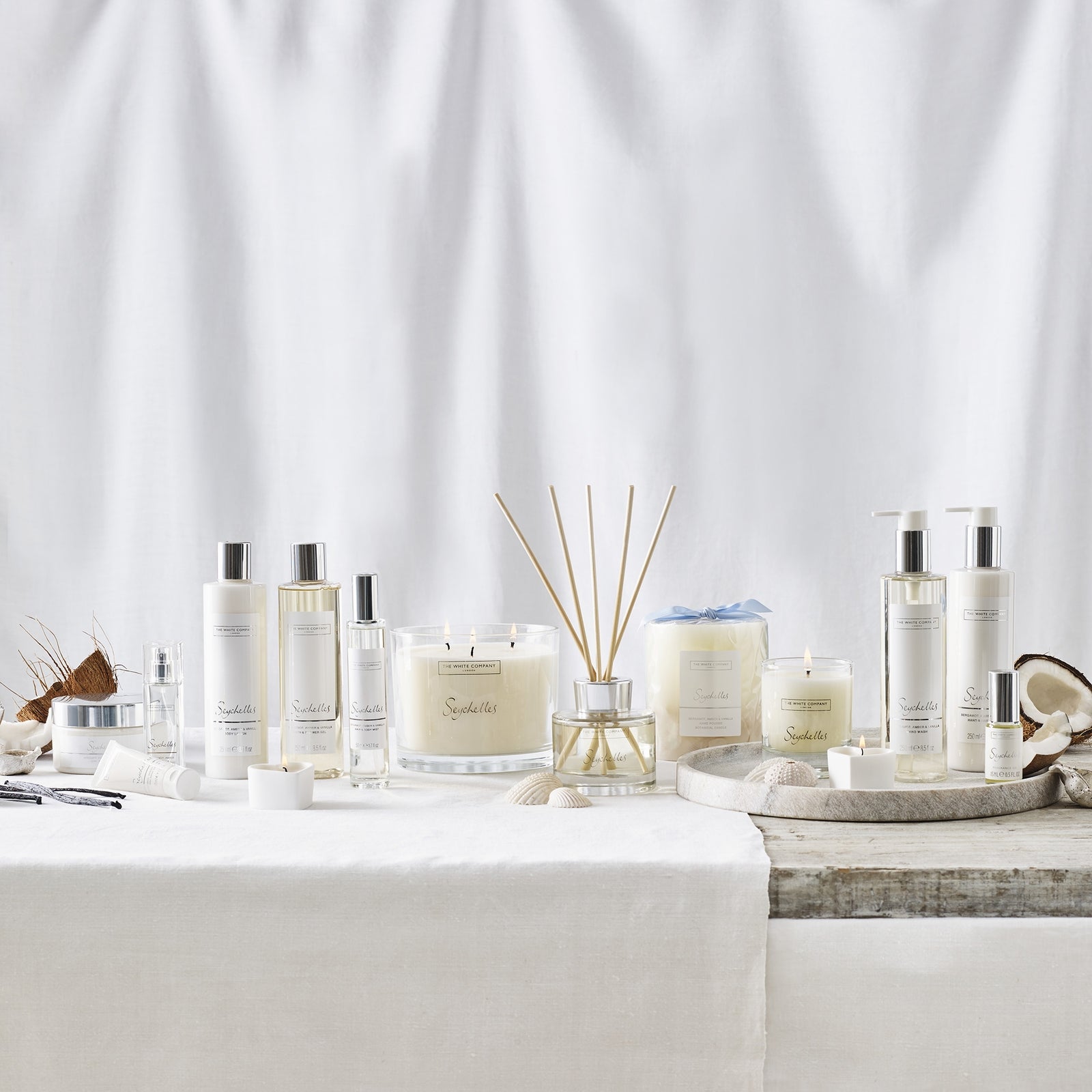 The White Company Seychelles Bath & Body Gift Set 3