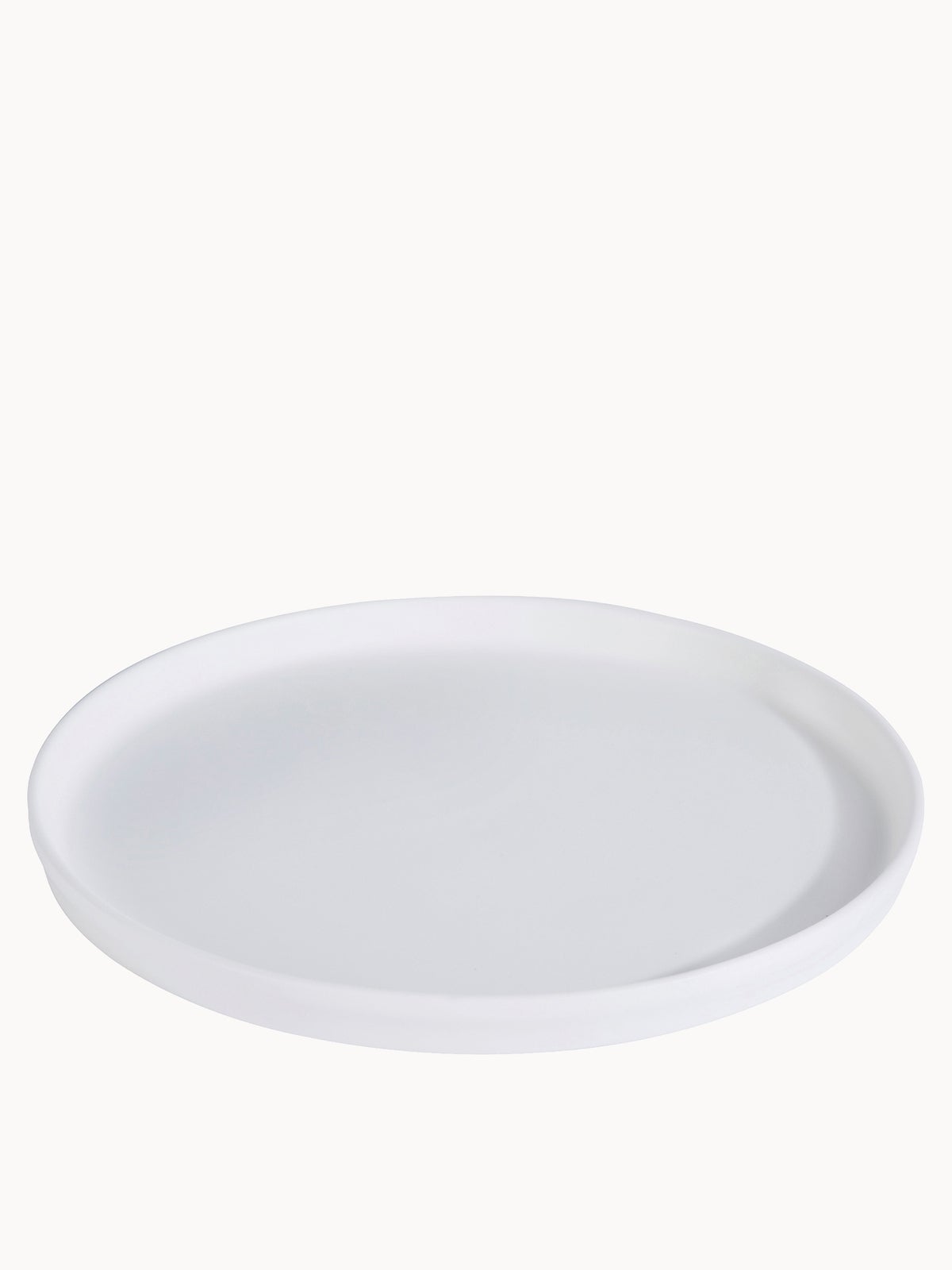 The White Company Large Ceramic Botanical Candle Plate