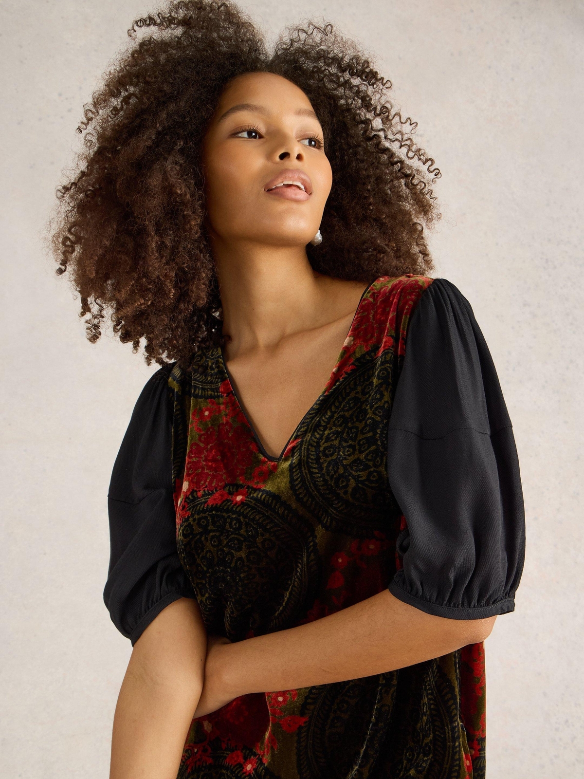 Partykleid Cleo aus Materialmix - 38/R