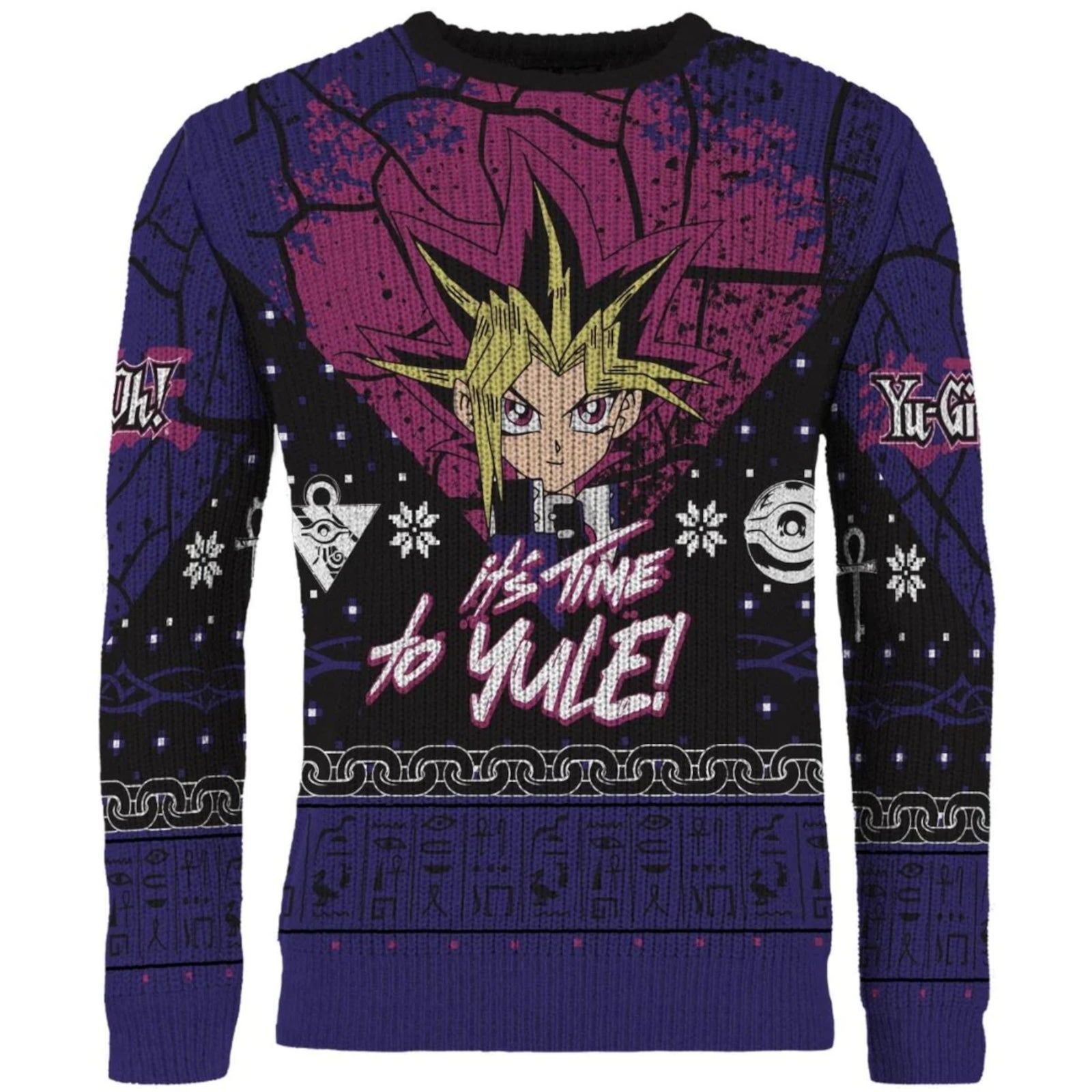 Yu-Gi-Oh! It's Time To Yule! Knitted Christmas Jumper - S
