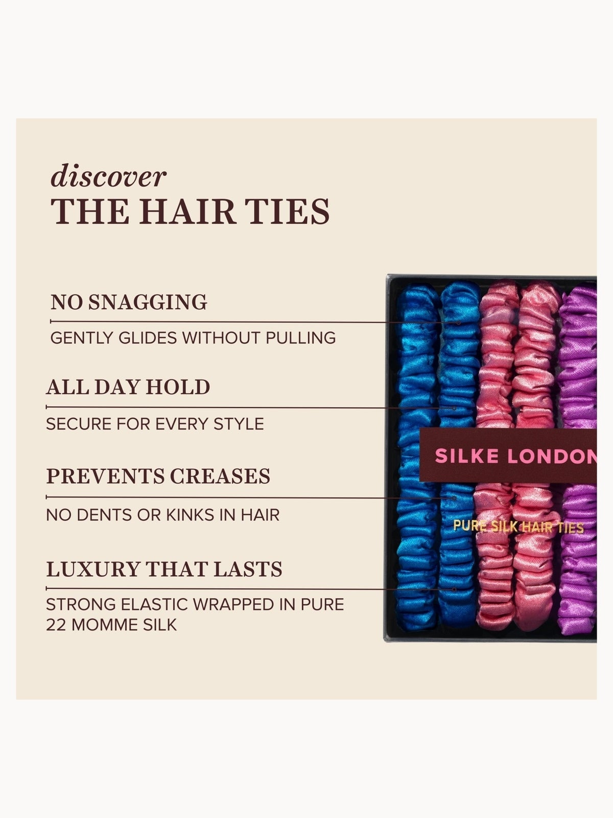 SILKE London Hair Ties - Powders 2