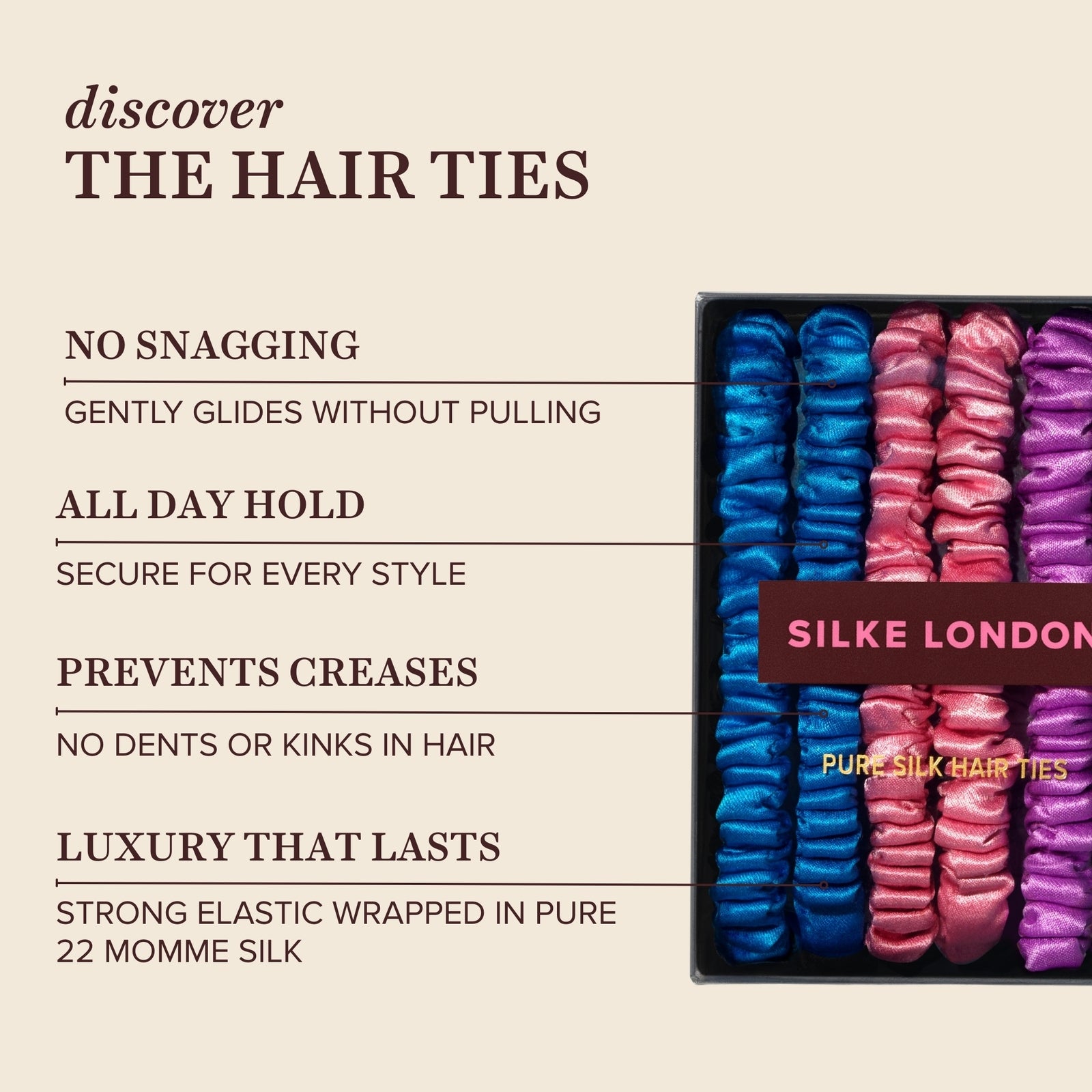 SILKE London Hair Ties - Powders 2