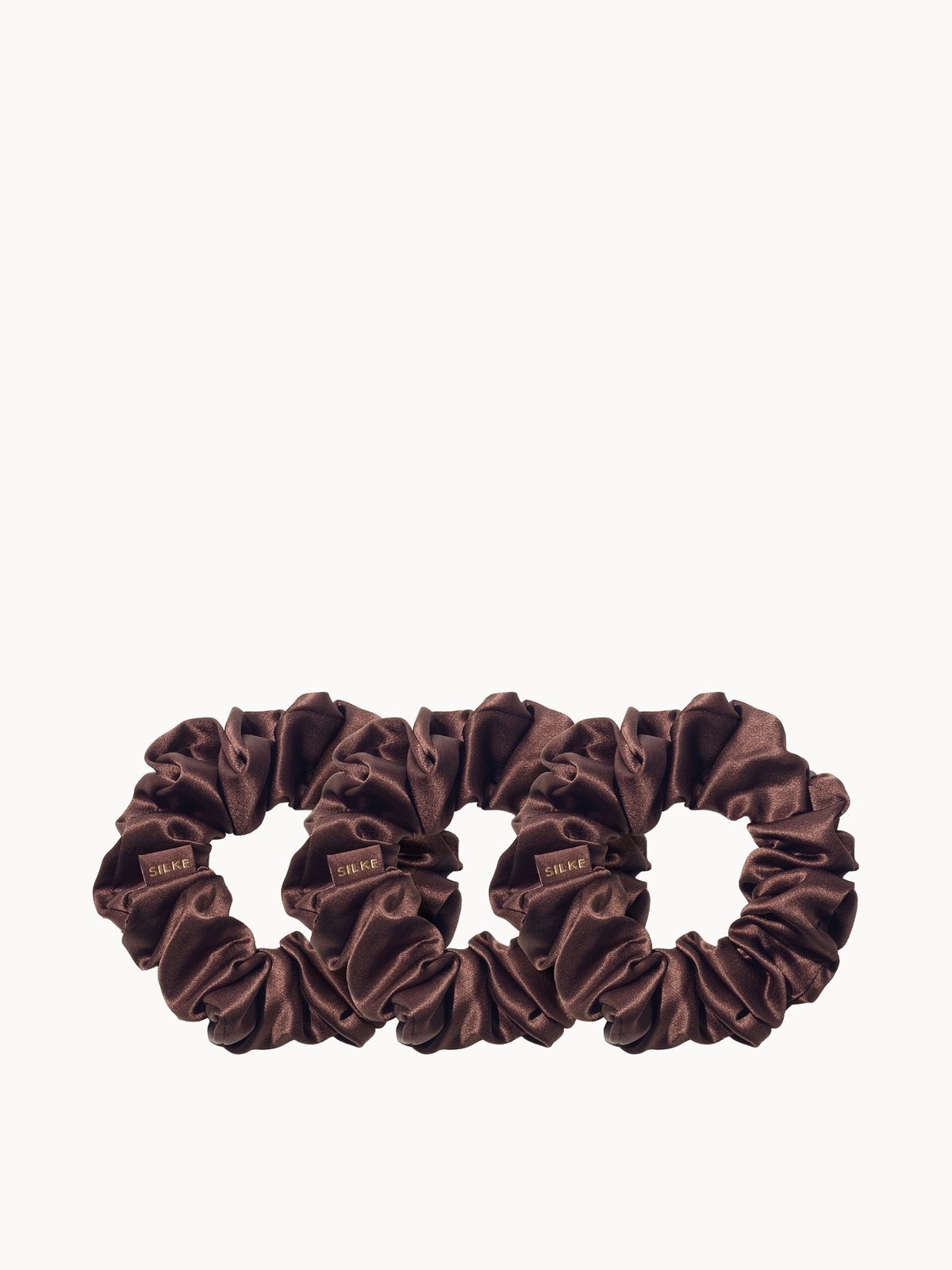 SILKE London Hair Scrunchies - Brown 3