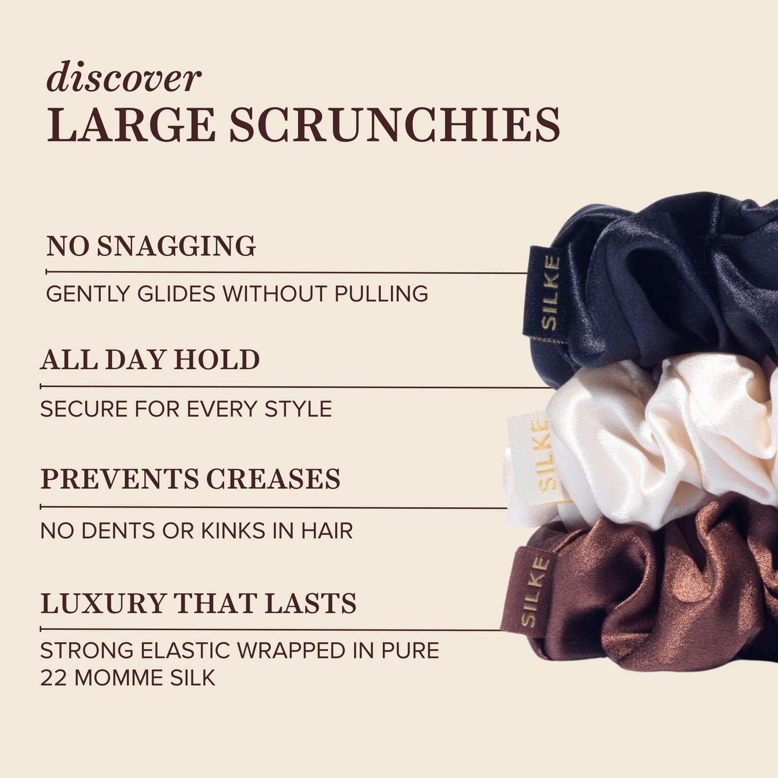 SILKE London Hair Scrunchies - Classic Mix 2