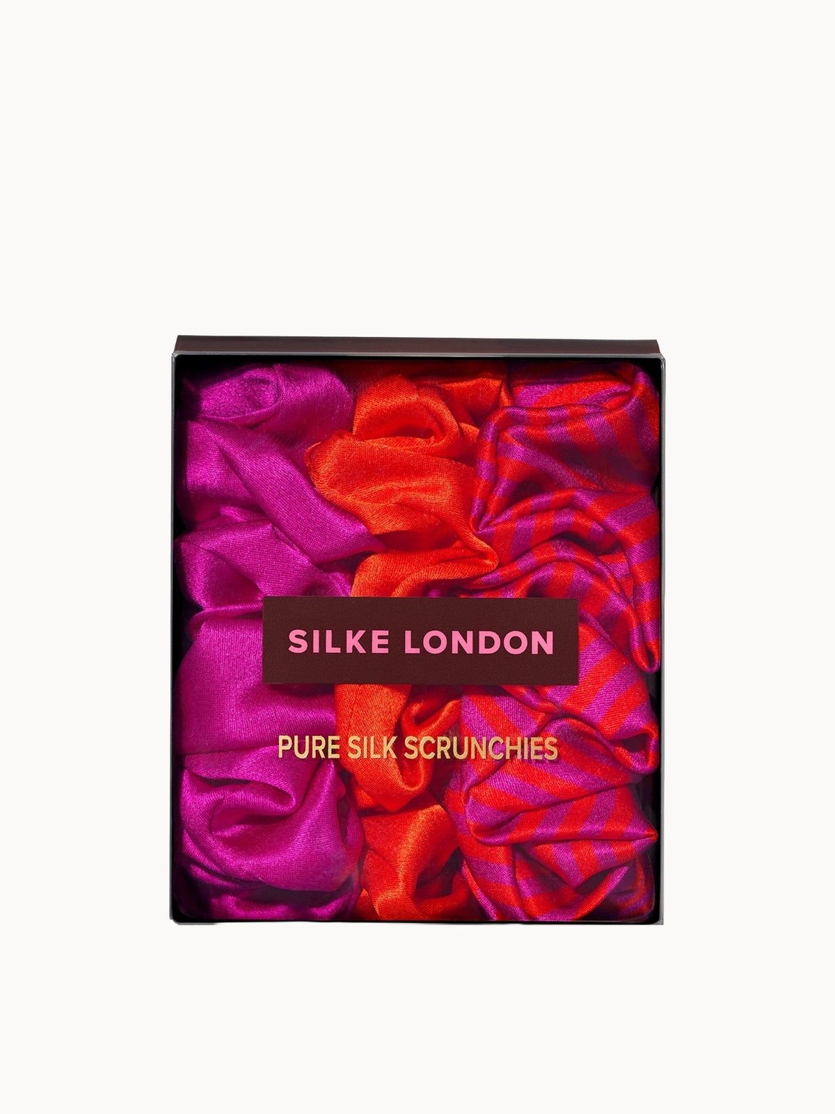 SILKE London Hair Scrunchies - Poppy Pack 4