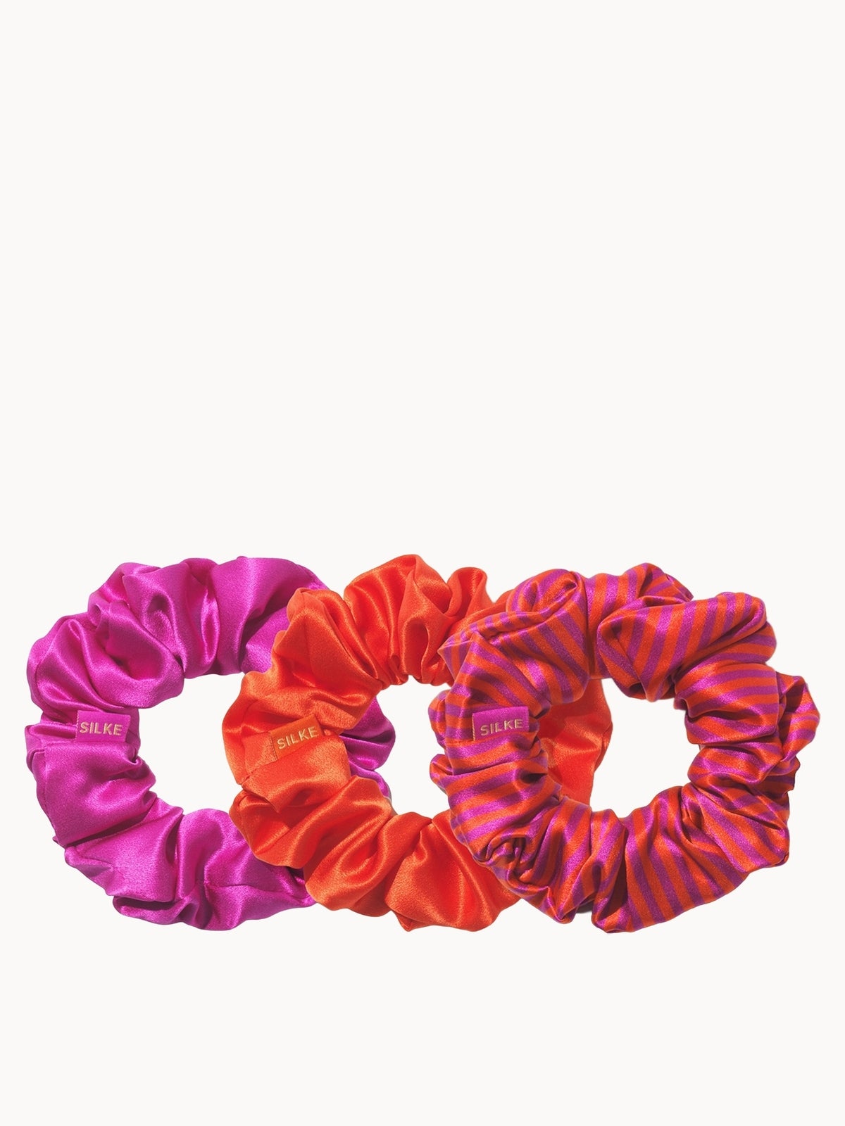 SILKE London Hair Scrunchies - Poppy Pack 3