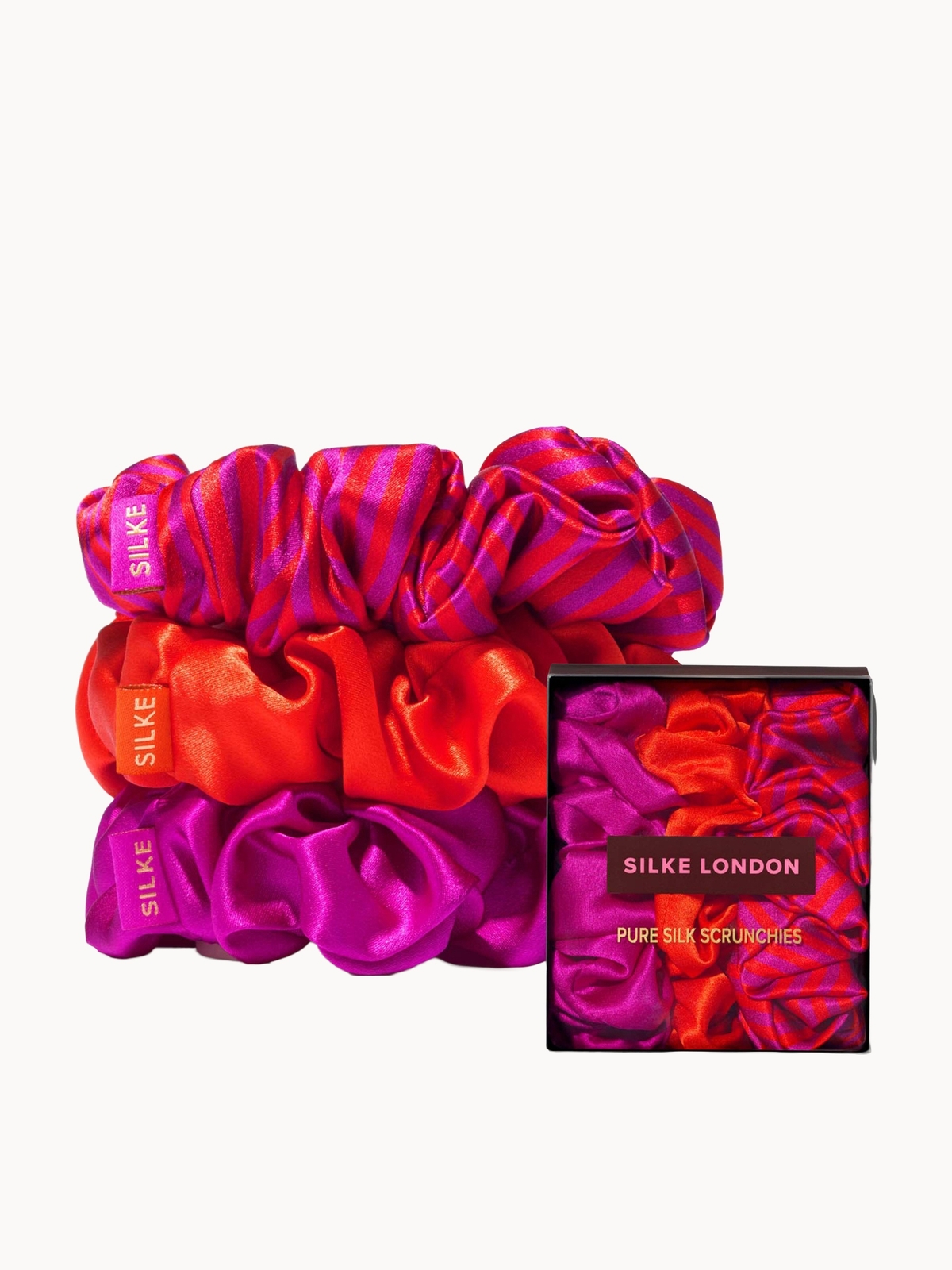 SILKE London Hair Scrunchies - Poppy Pack