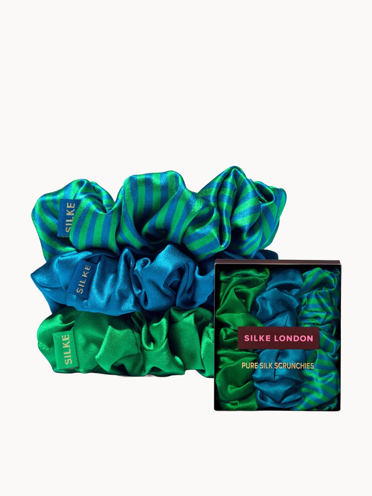 SILKE London Hair Scrunchies - Isla Pack