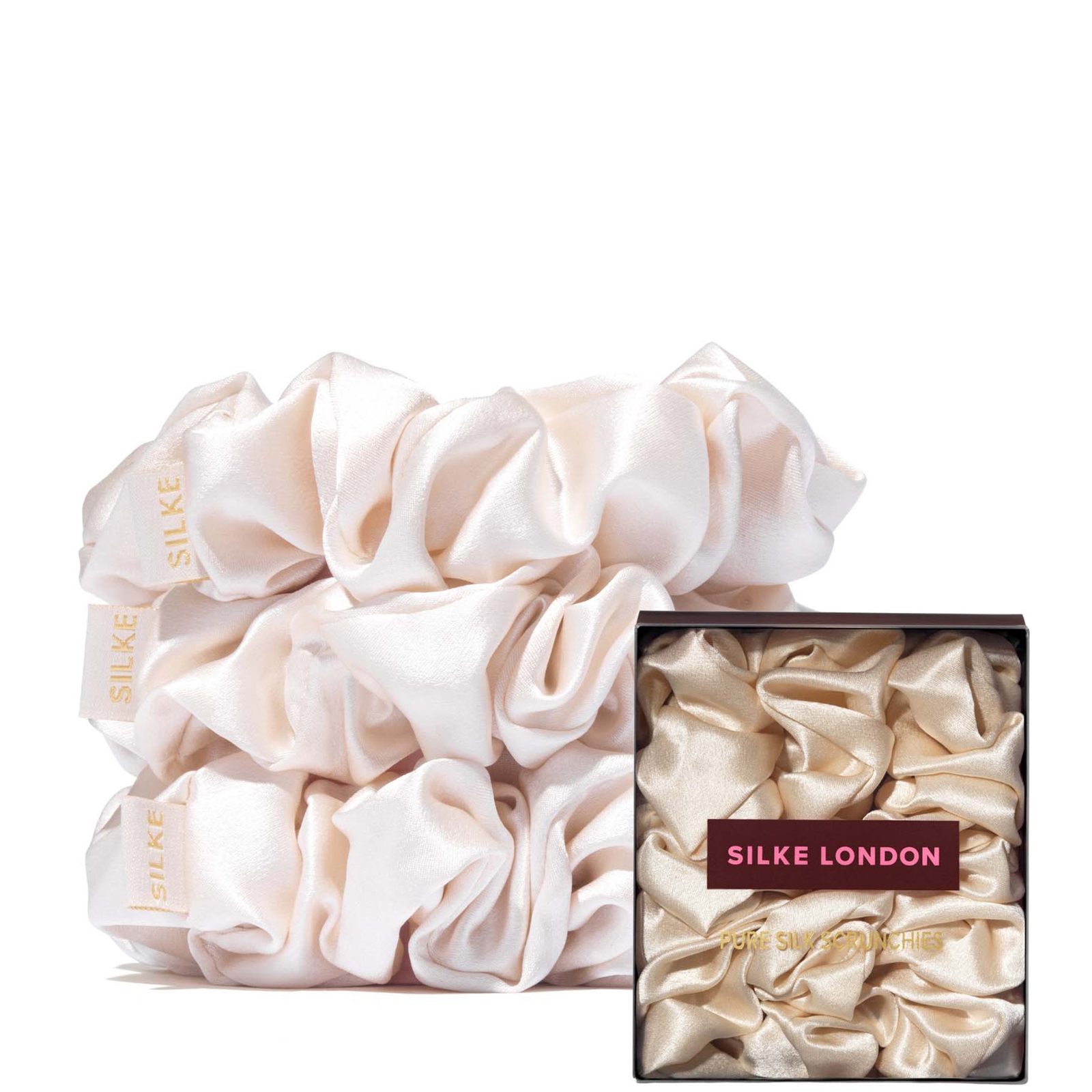 

SILKE London Hair Scrunchies - Cream
