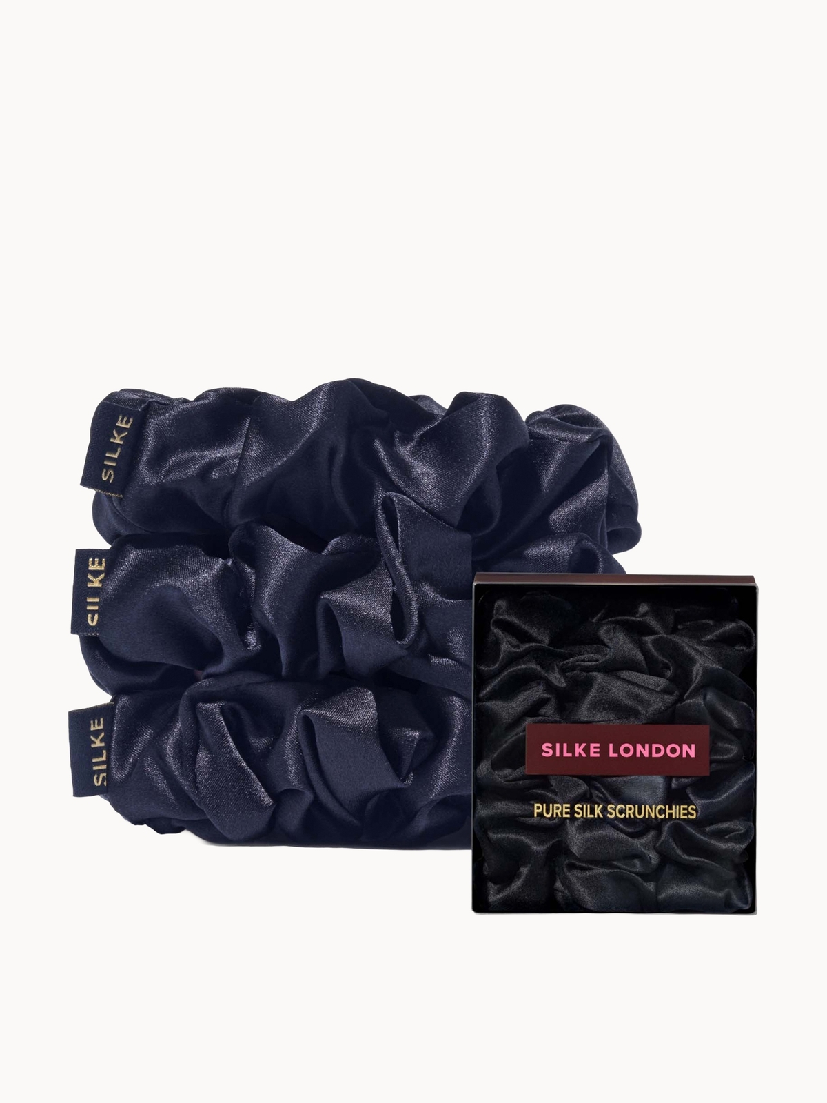 SILKE London Hair Scrunchies - Black