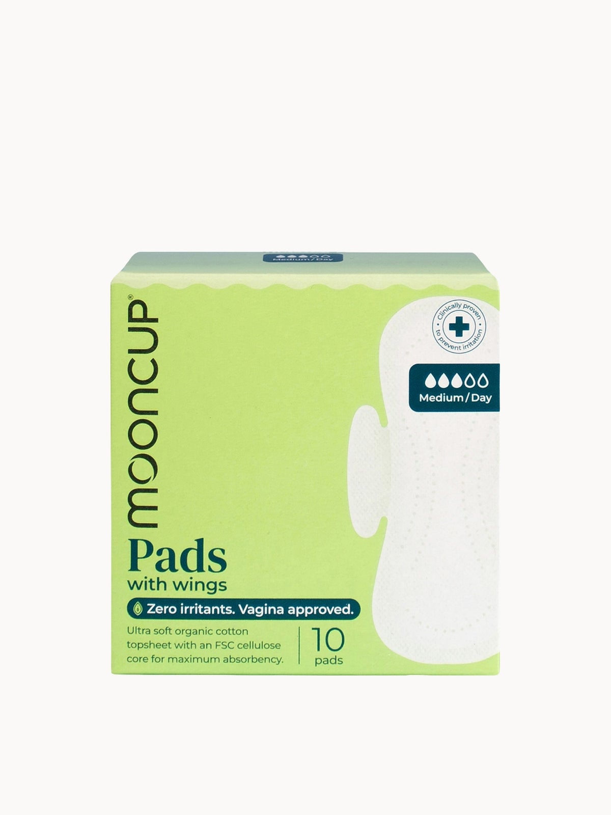 Mooncup Pads with Wings - Medium/Day (10 pack)