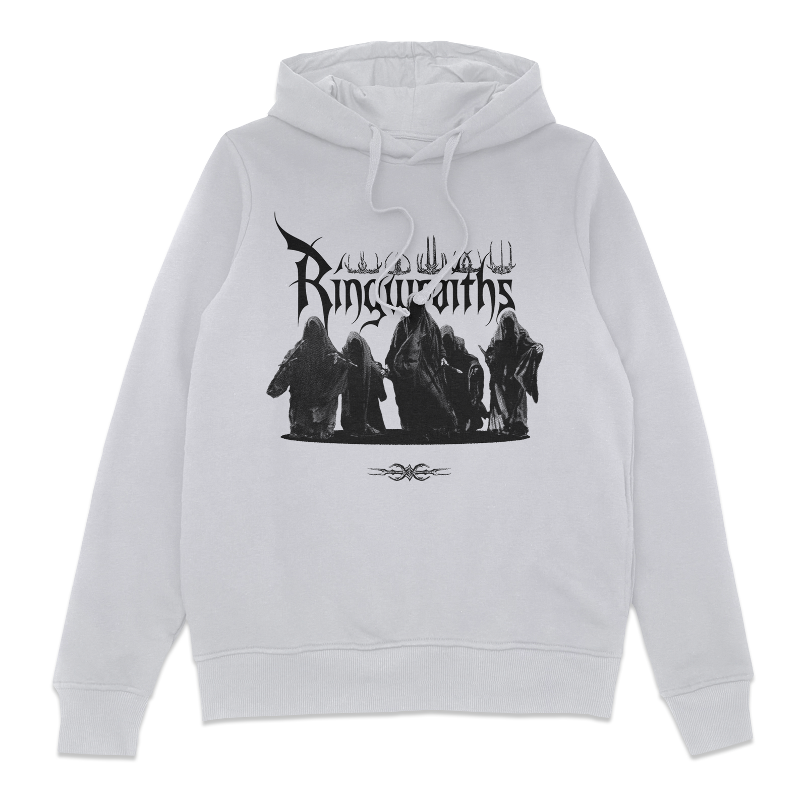 Lord Of The Rings Ringwraiths Hoodie - White - L